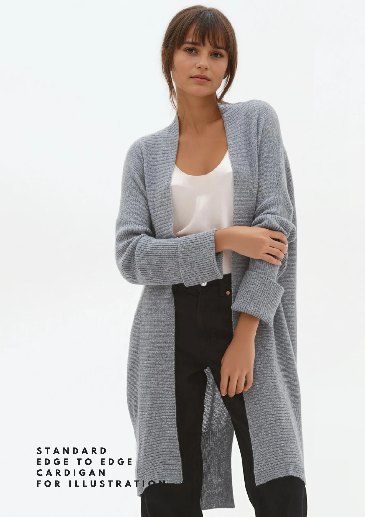 Cashmere Edge To Edge Cardigan - Made to Order