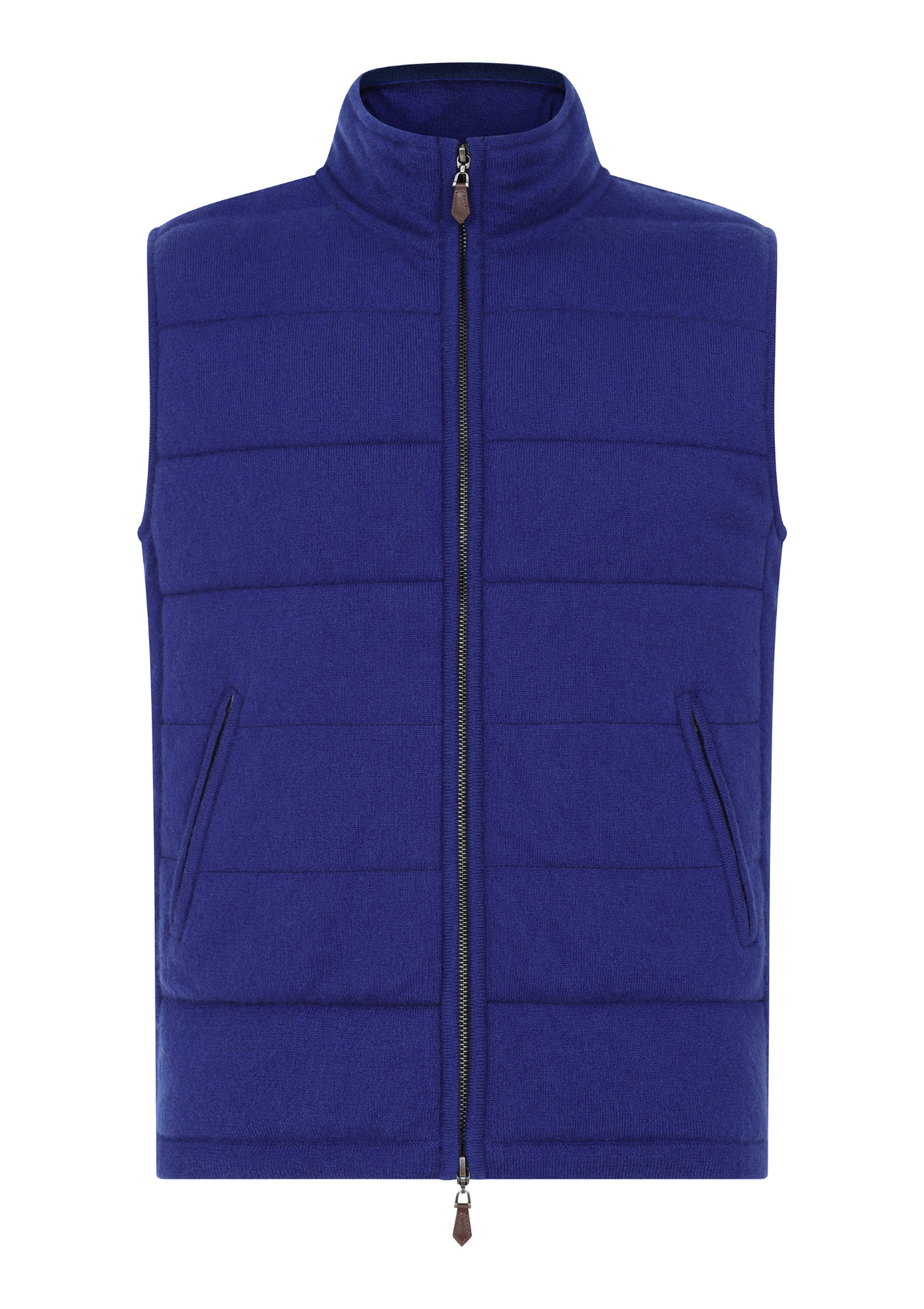 Mens Cashmere Gilet in Ultramarine Blue