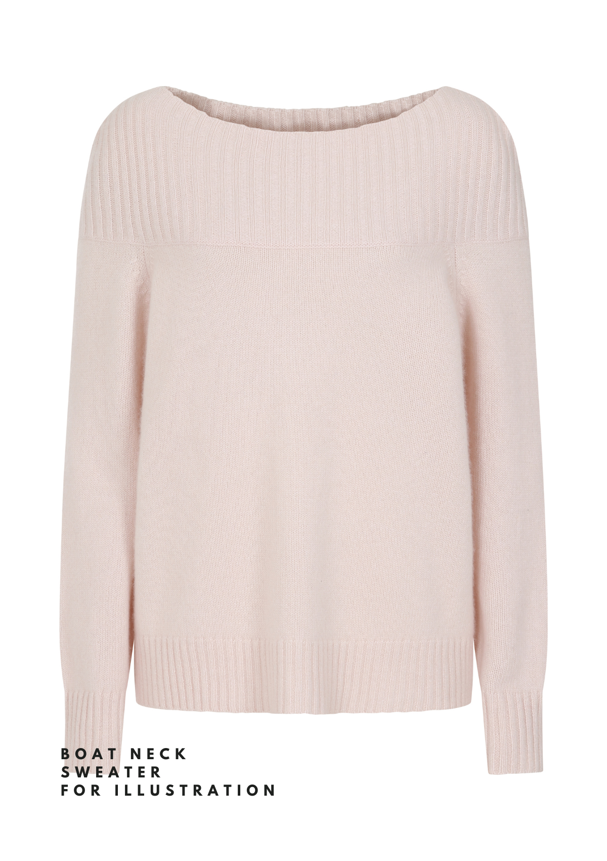 Cashmere Boat Neck Sweater - Made to Order