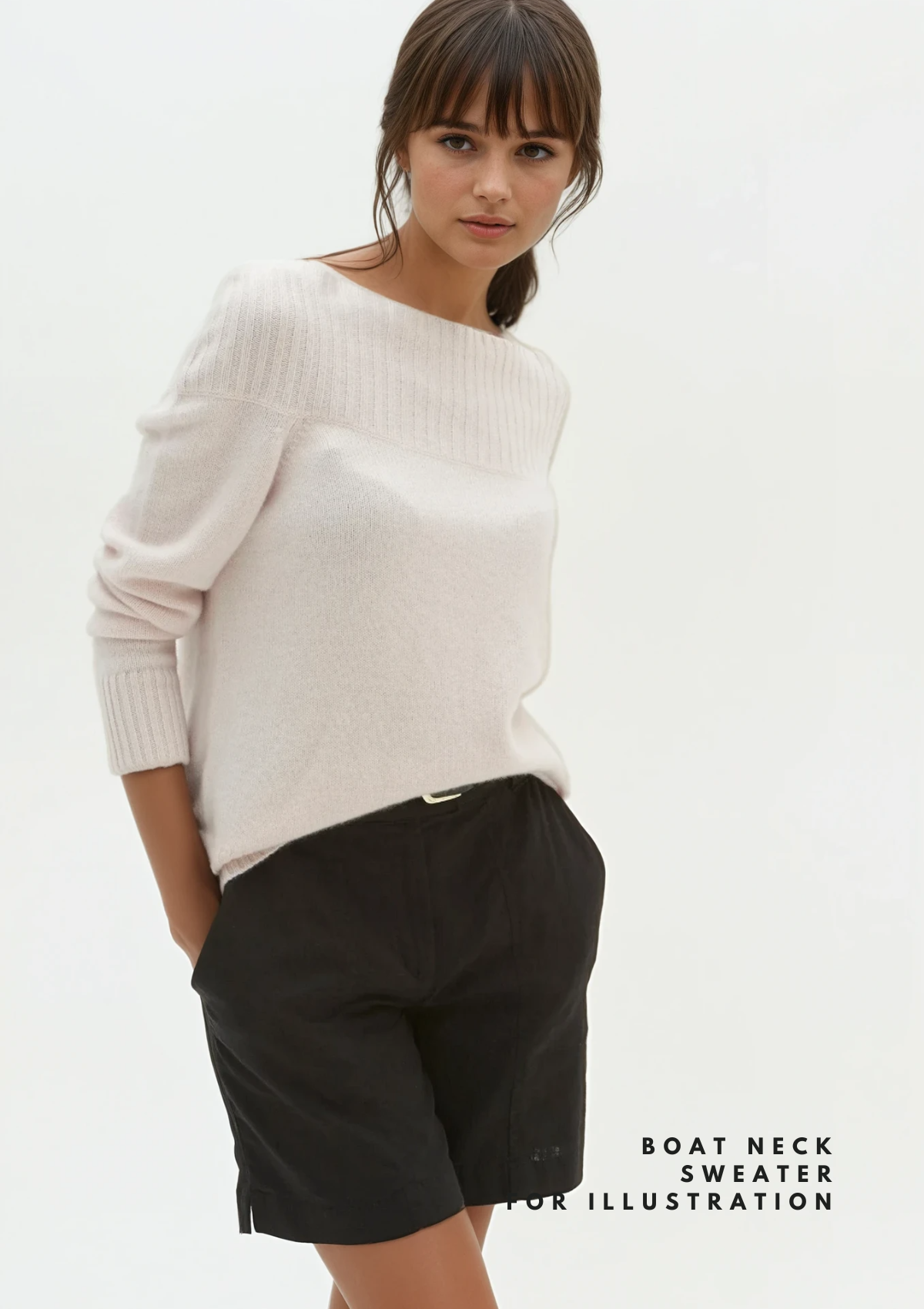 Cashmere Boat Neck Sweater - Made to Order