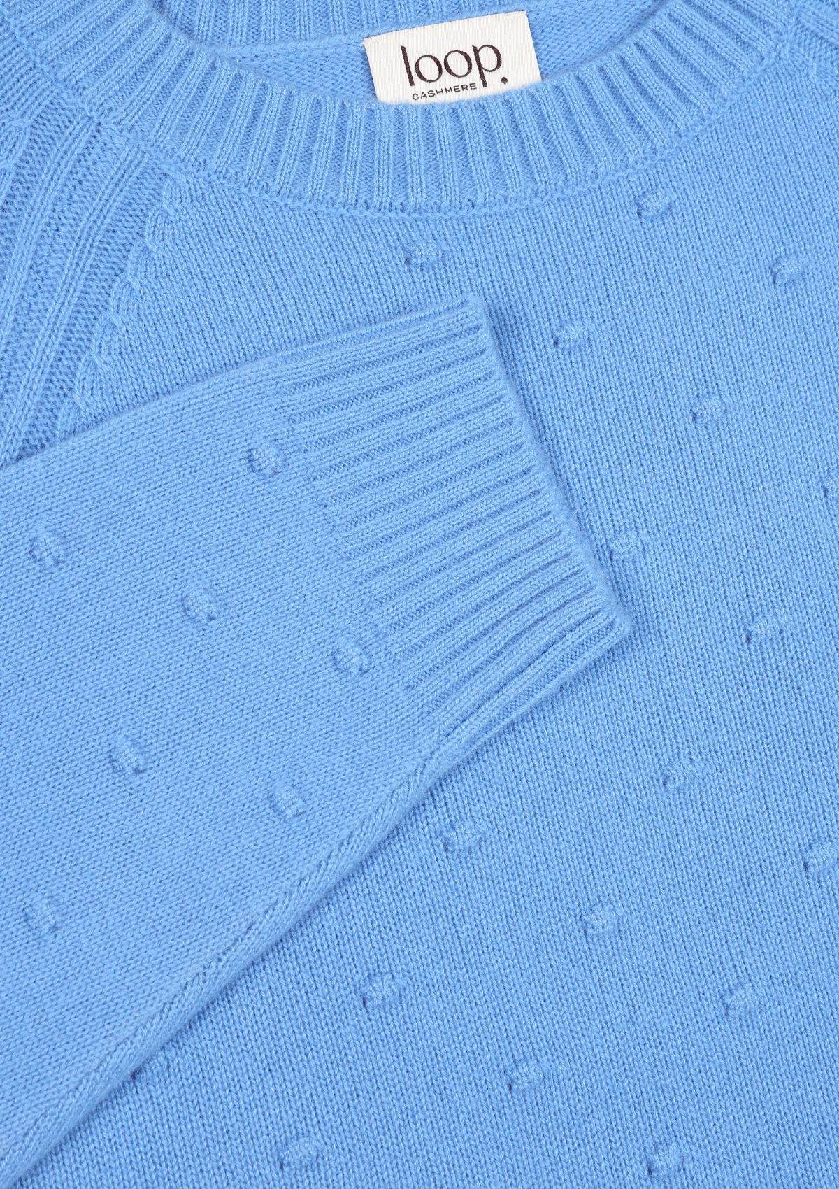 Bobble Sweater in Cornflower Blue