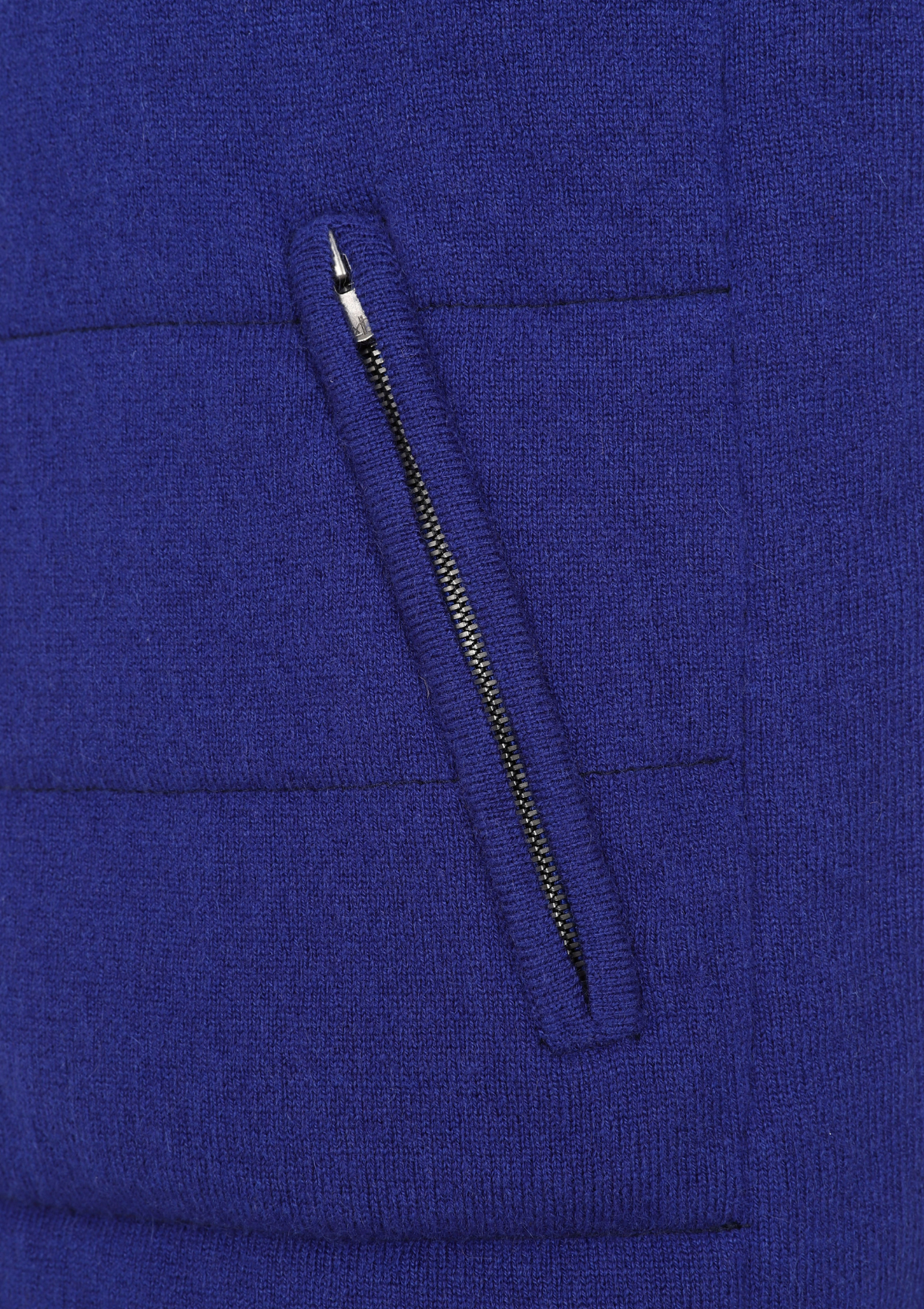 Mens Cashmere Gilet in Ultramarine Blue