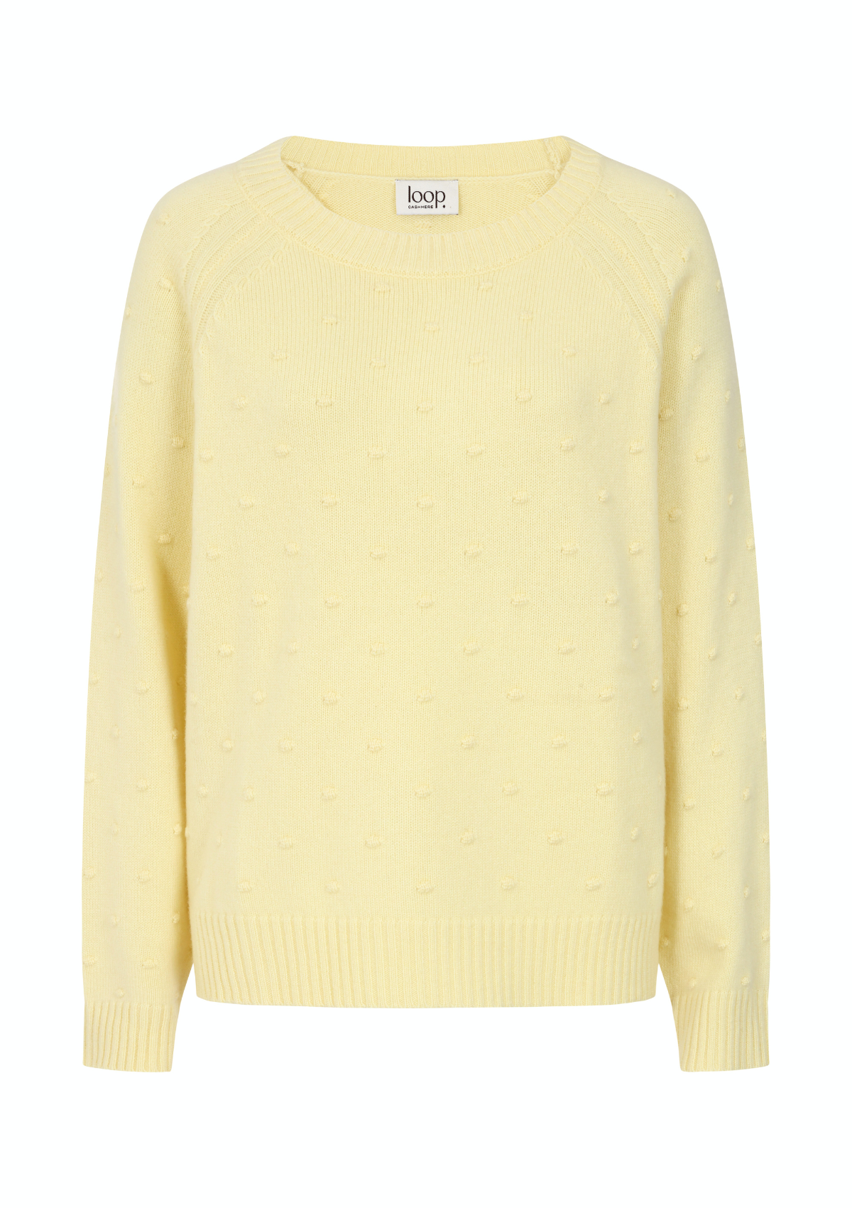 Bobble Sweater in Lemonade Yellow