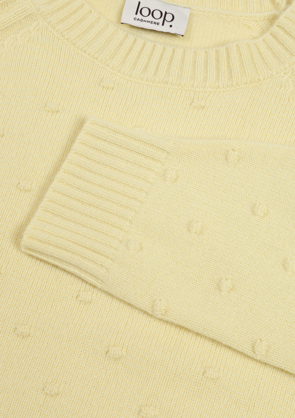 Bobble Sweater in Lemonade Yellow