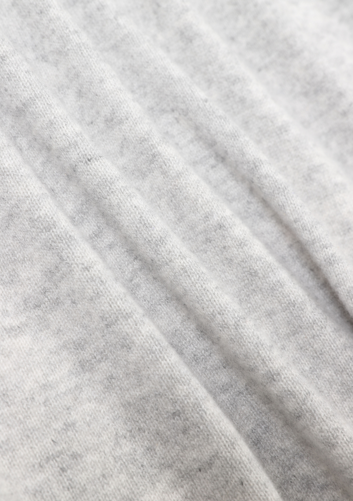 Cashmere Lofty Blanket Scarf in Foggy Grey
