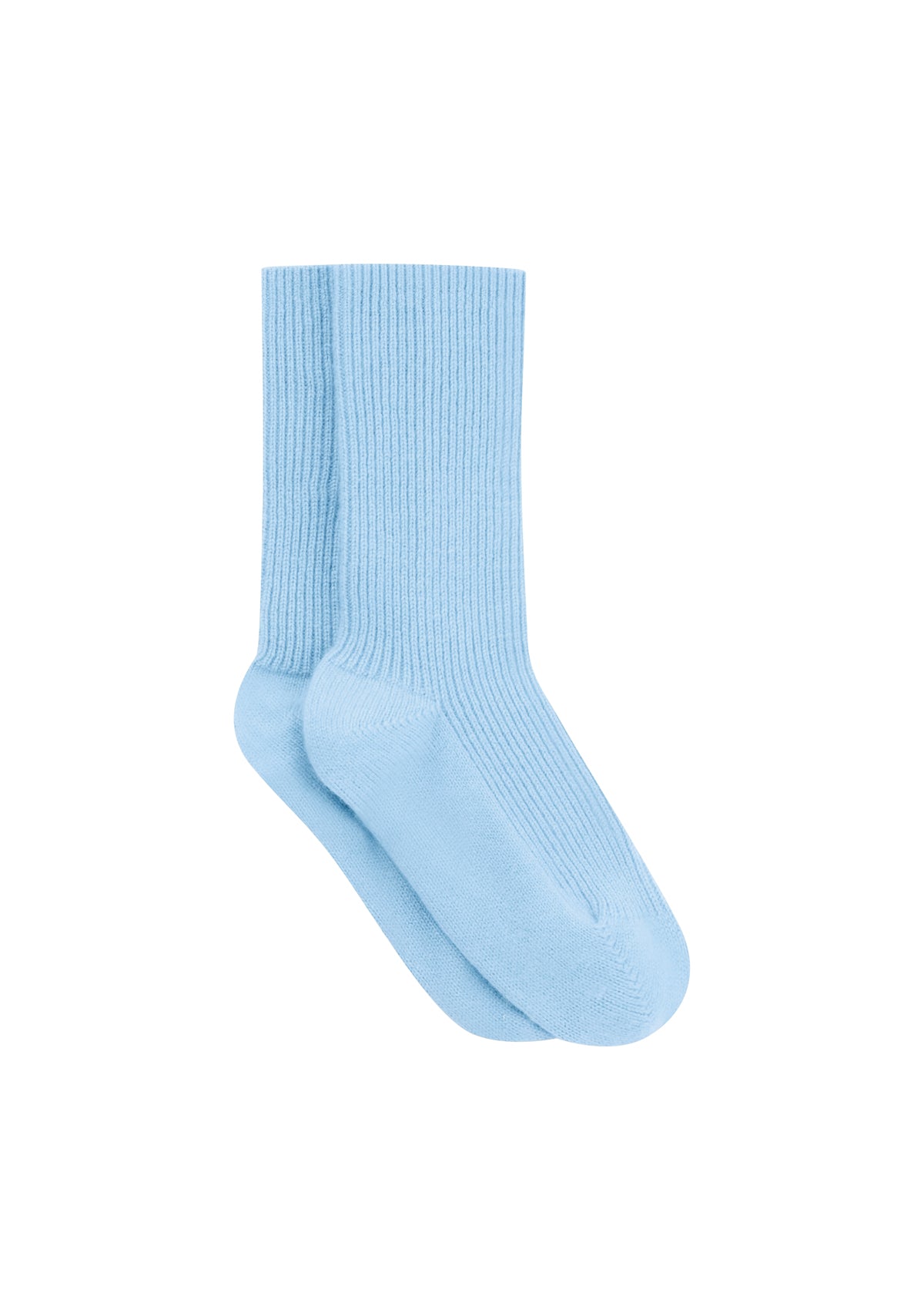 Cashmere Sock in Cerulean Blue