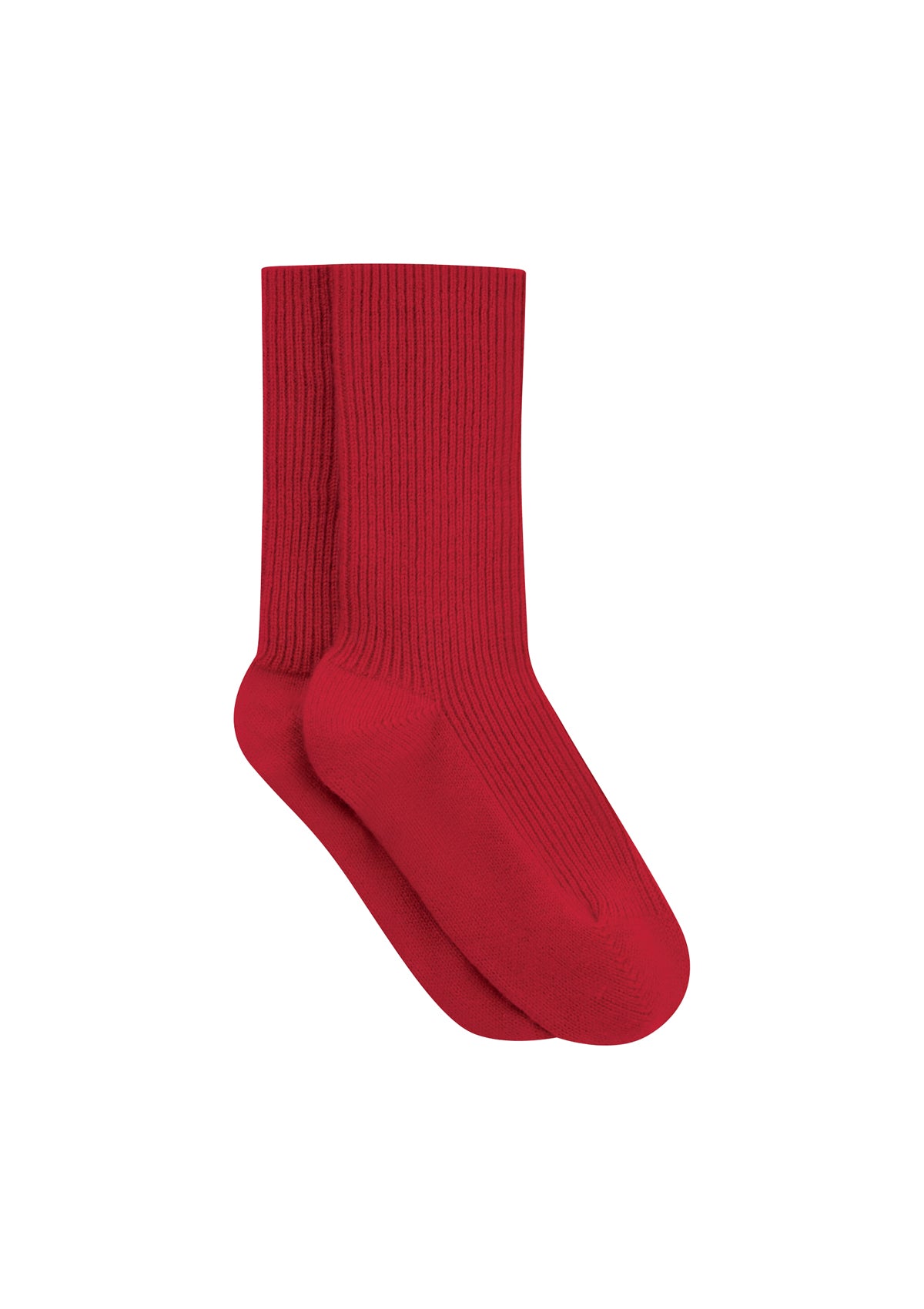 Cashmere Sock in Garnet Red