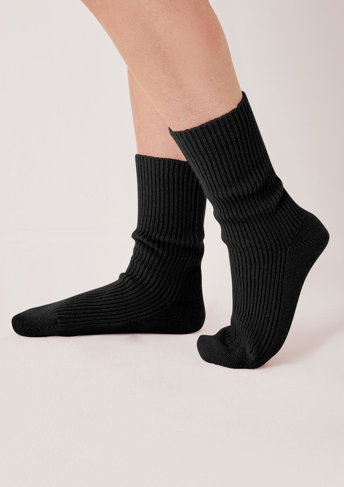 Cashmere Sock in Black