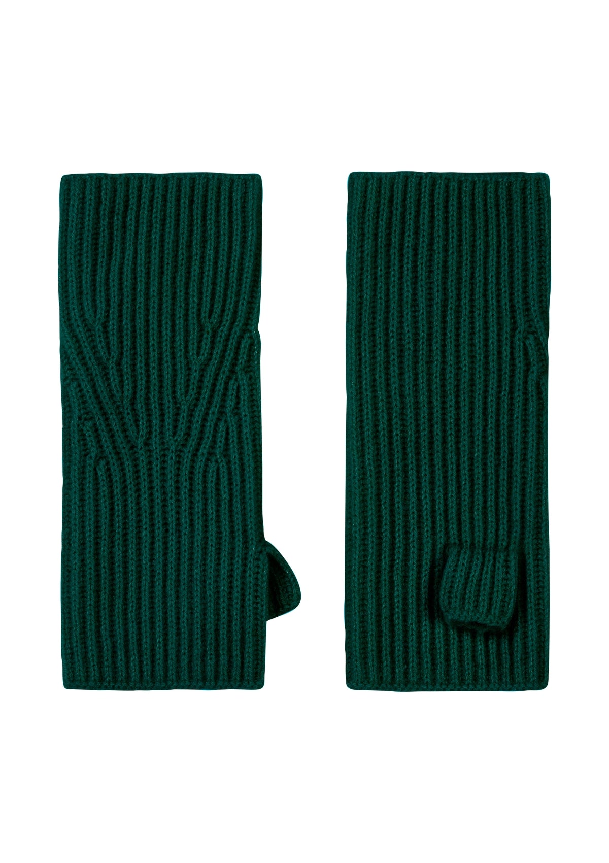 Cashmere Mitt in Bottle Green