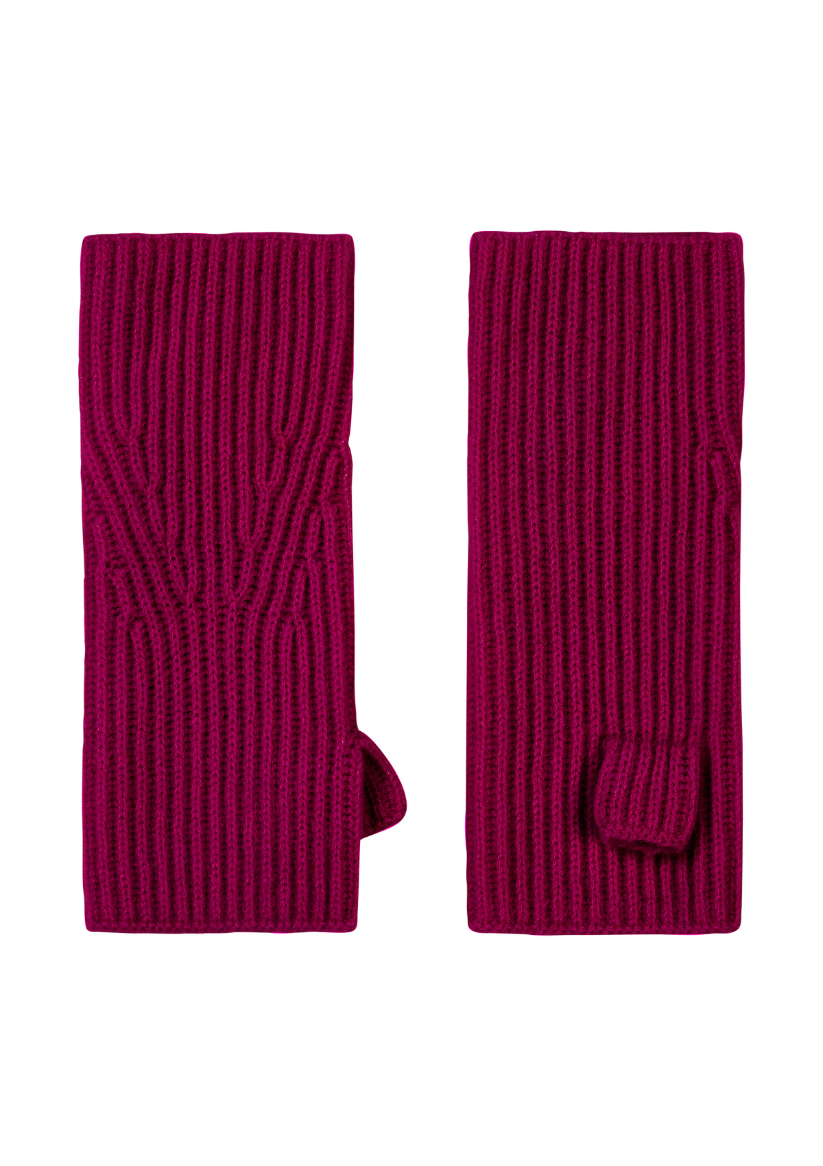 Cashmere Mitt in Barolo Red