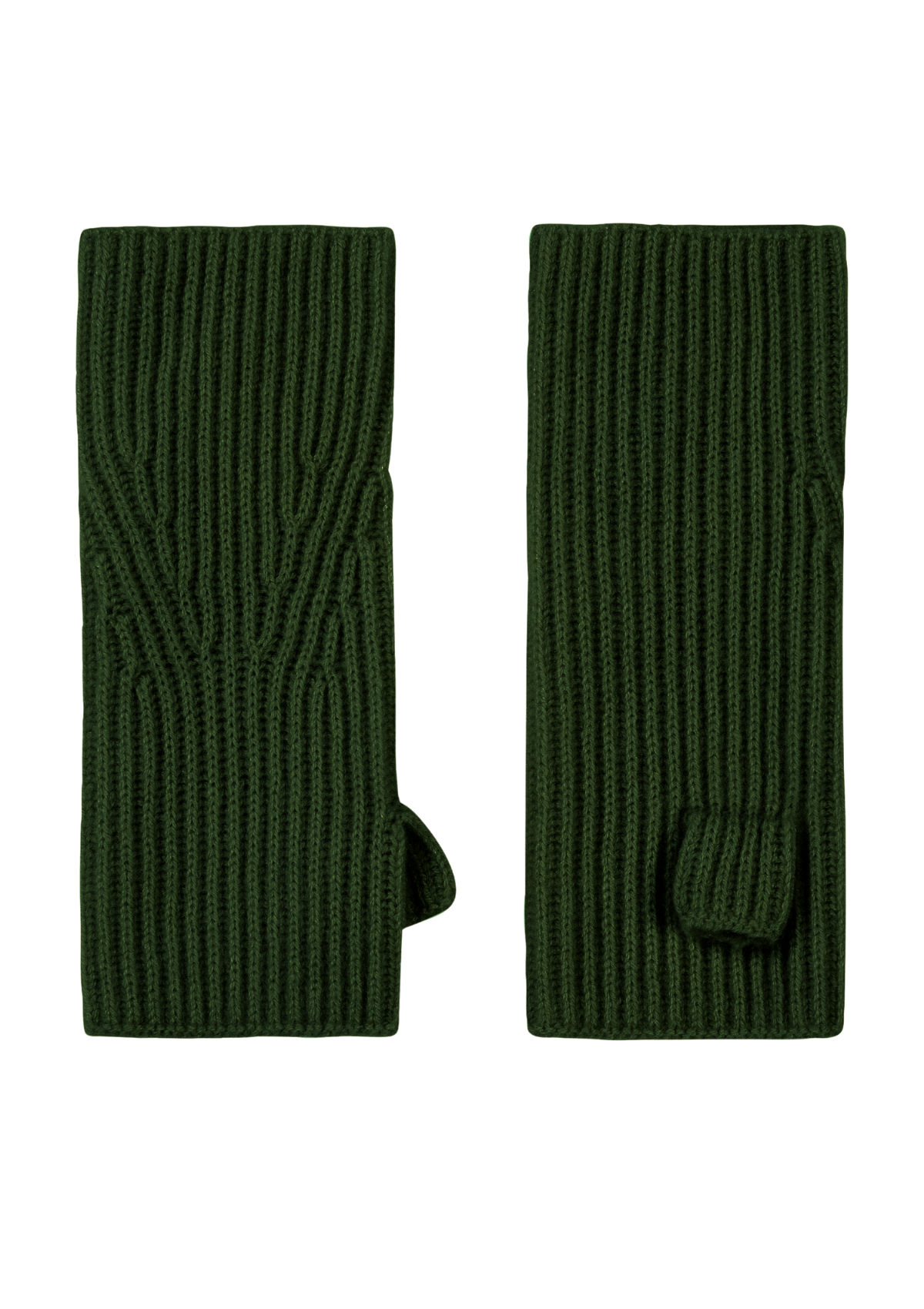 Cashmere Mitt in Rifle Green