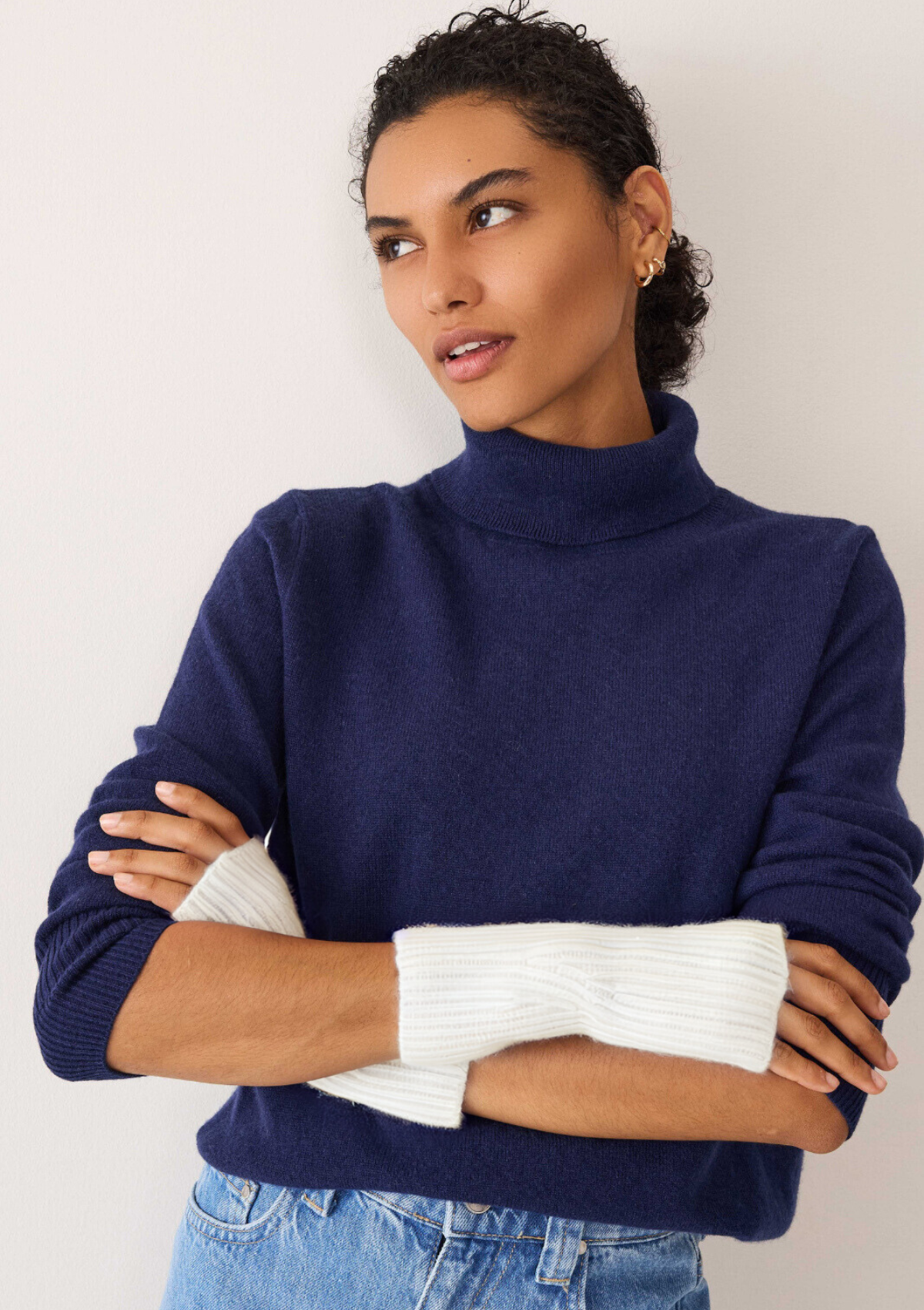 Cashmere Mitt in Snow White