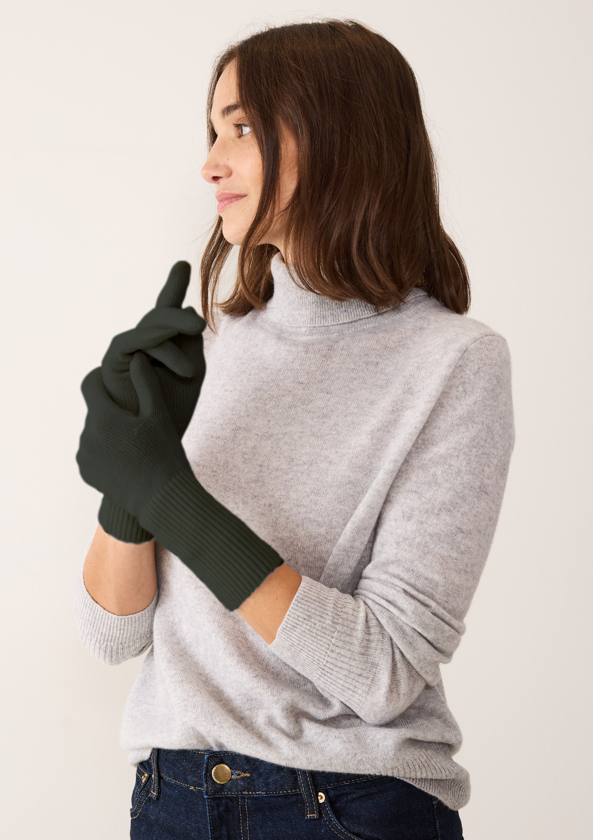 Cashmere Glove in Rifle Green
