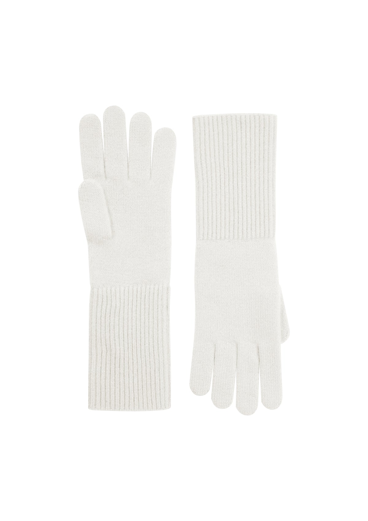 Cashmere Glove in Snow White