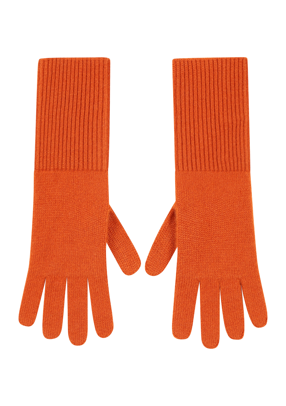 Cashmere Glove in Marmalade Orange