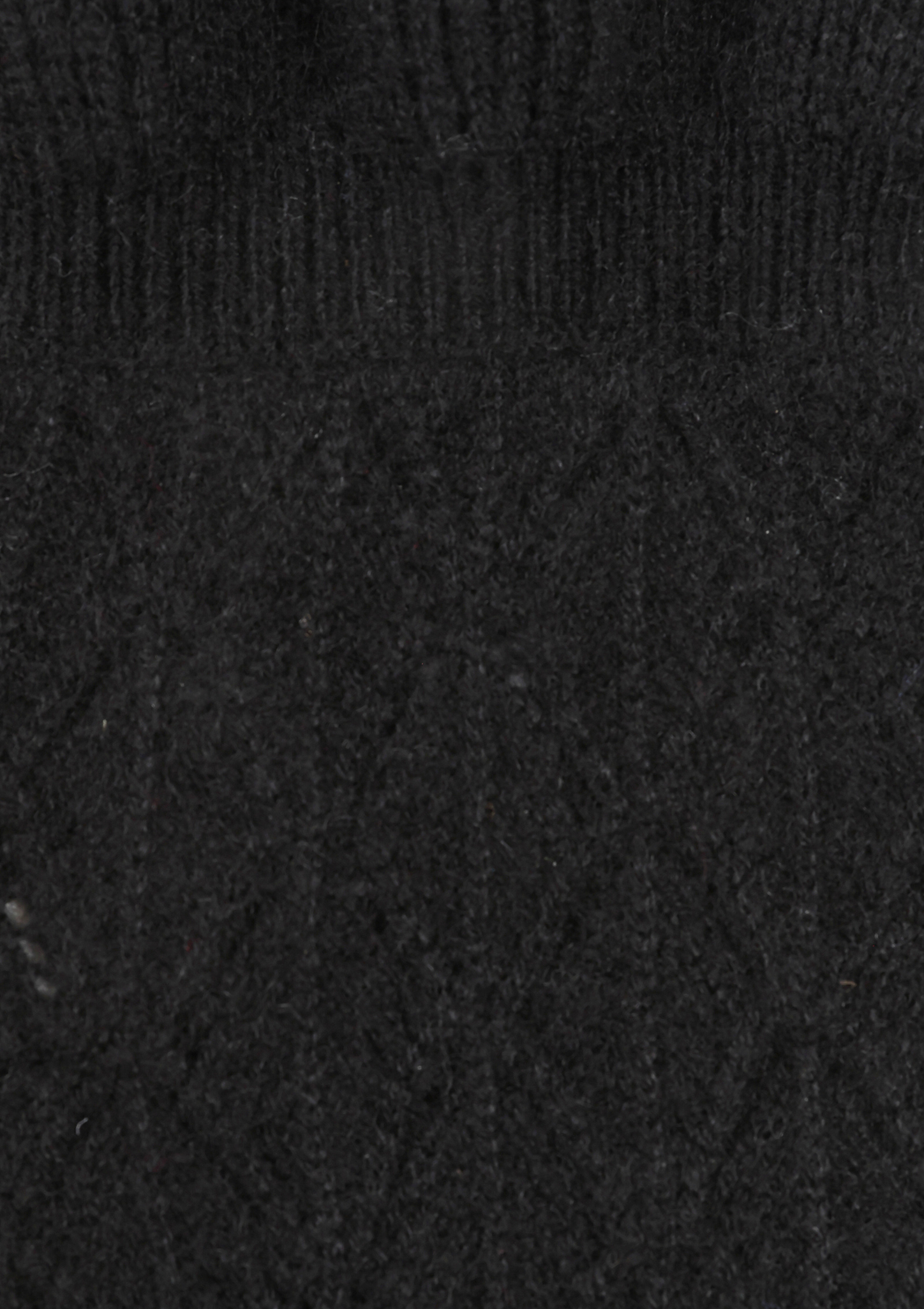 Pointelle Glove in Black