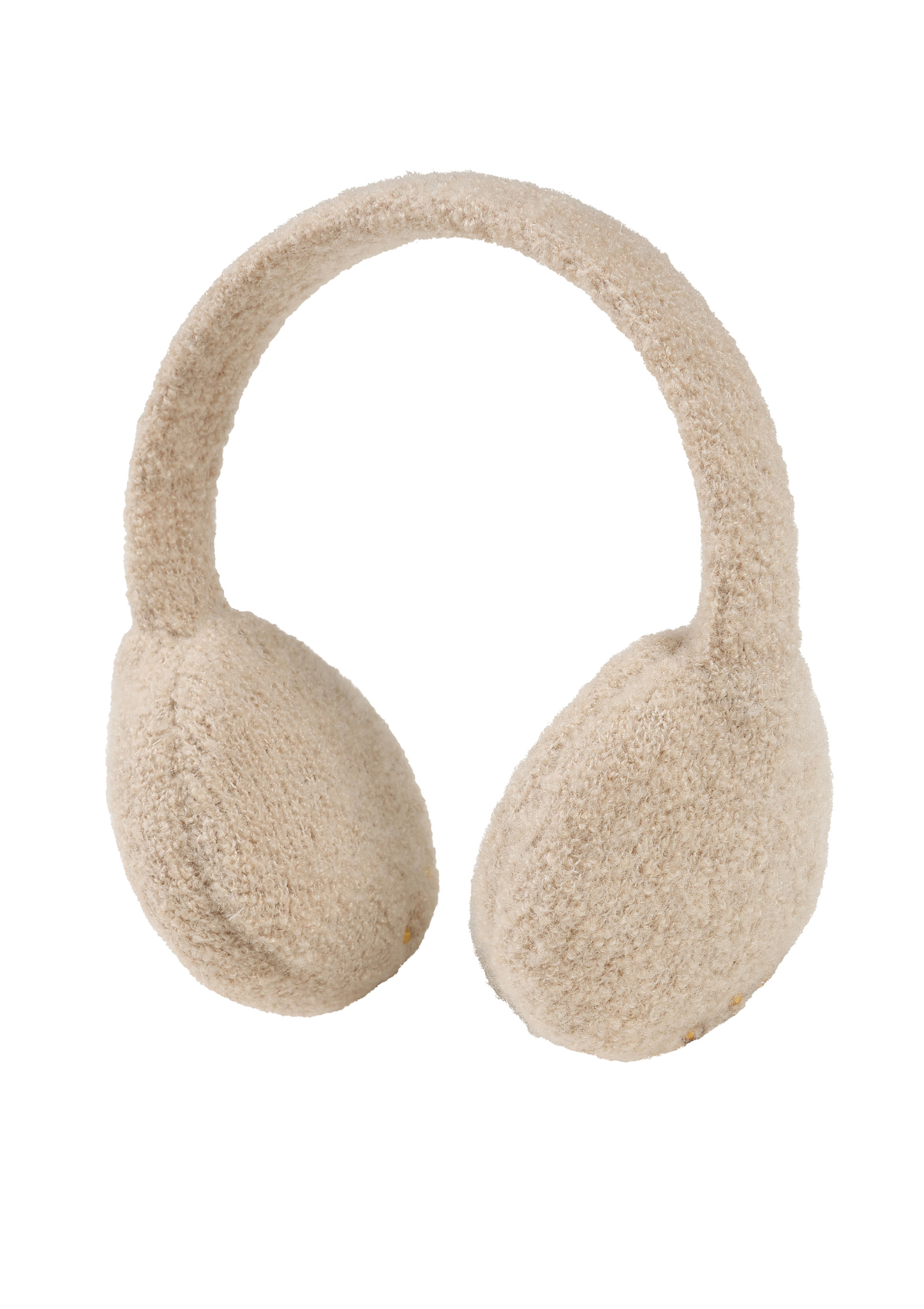 Boucle Ear muffs in Smoke Beige