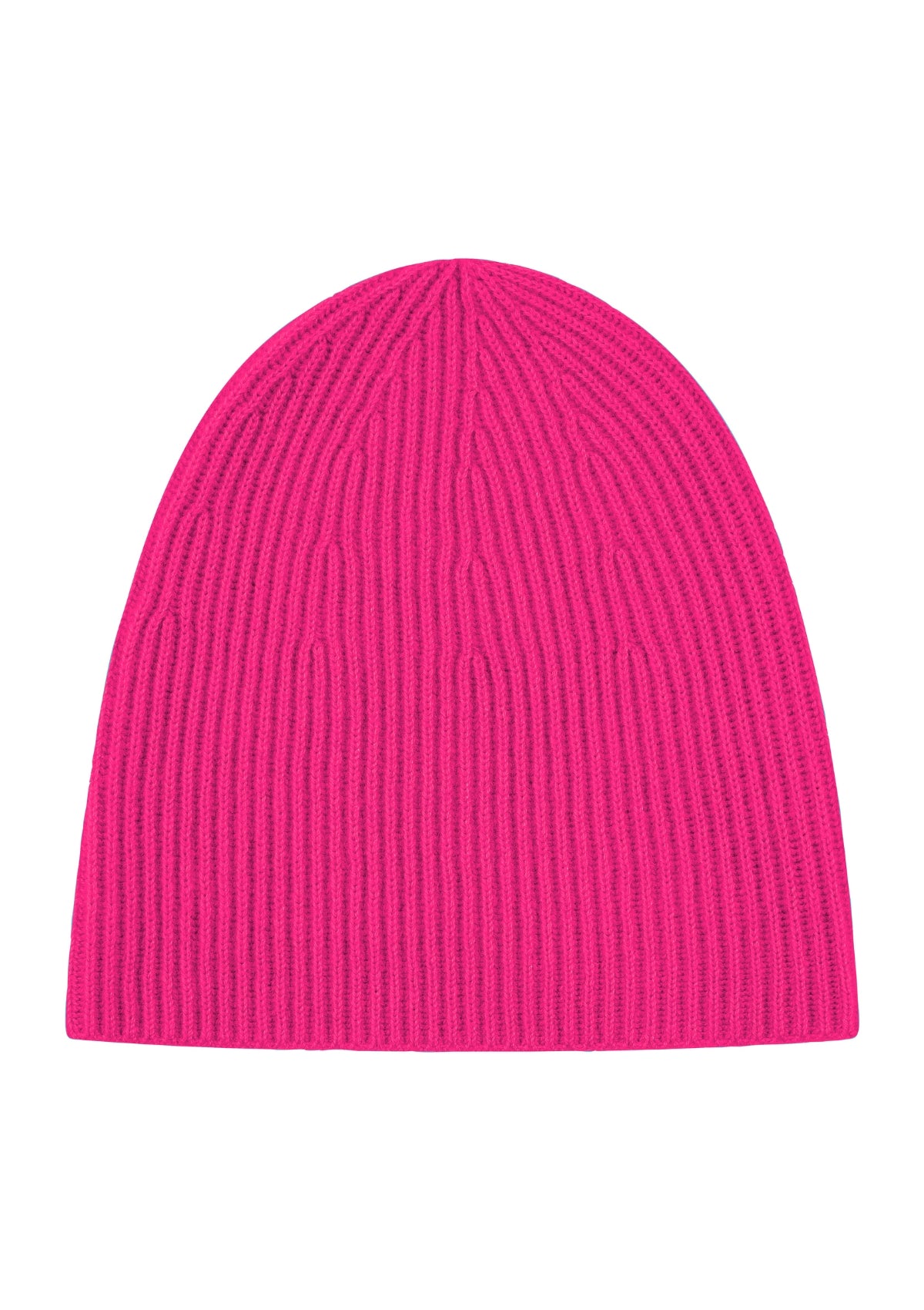 Cashmere Beanie in Cherry Pink