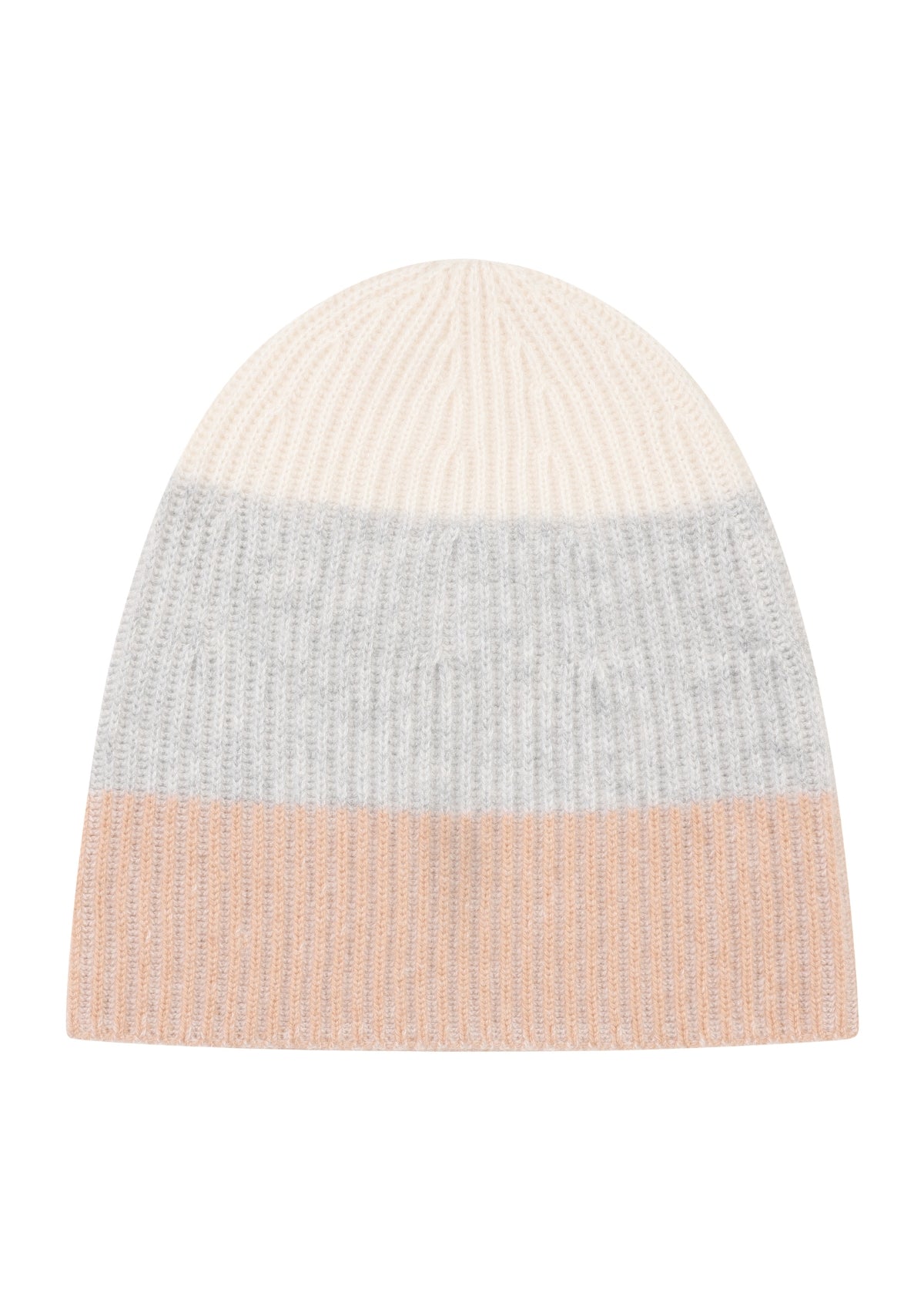 Cashmere Beanie in Striped