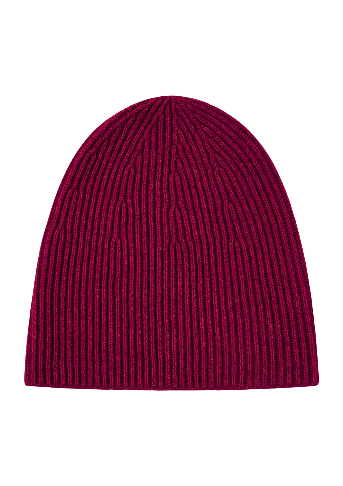 Cashmere Beanie in Barolo Red
