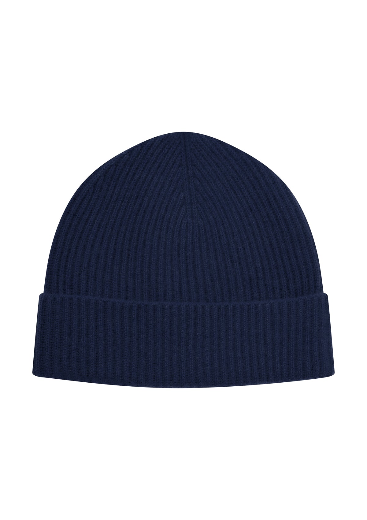 New Cashmere Beanie in Midnight Blue