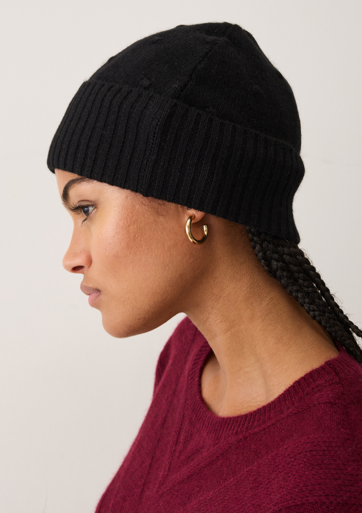 Bobble Hat in Black