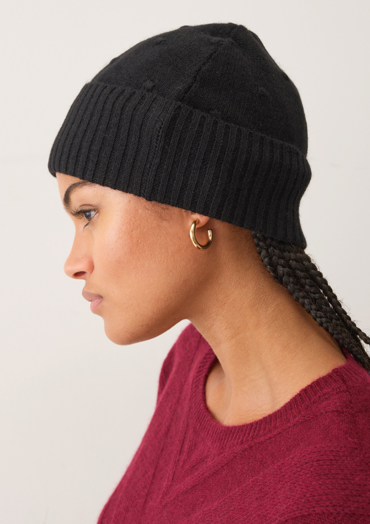 Bobble Hat in Black