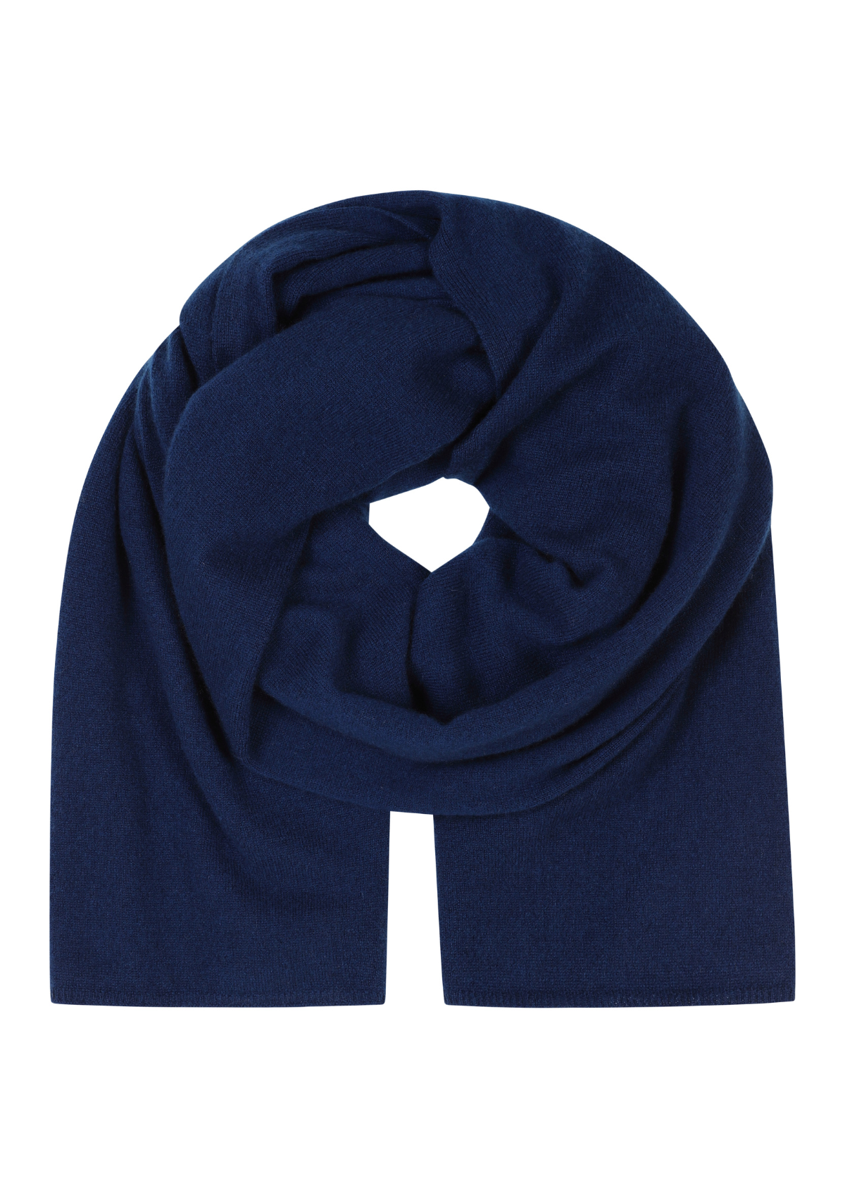 Cashmere Lofty Blanket Scarf in Midnight Blue