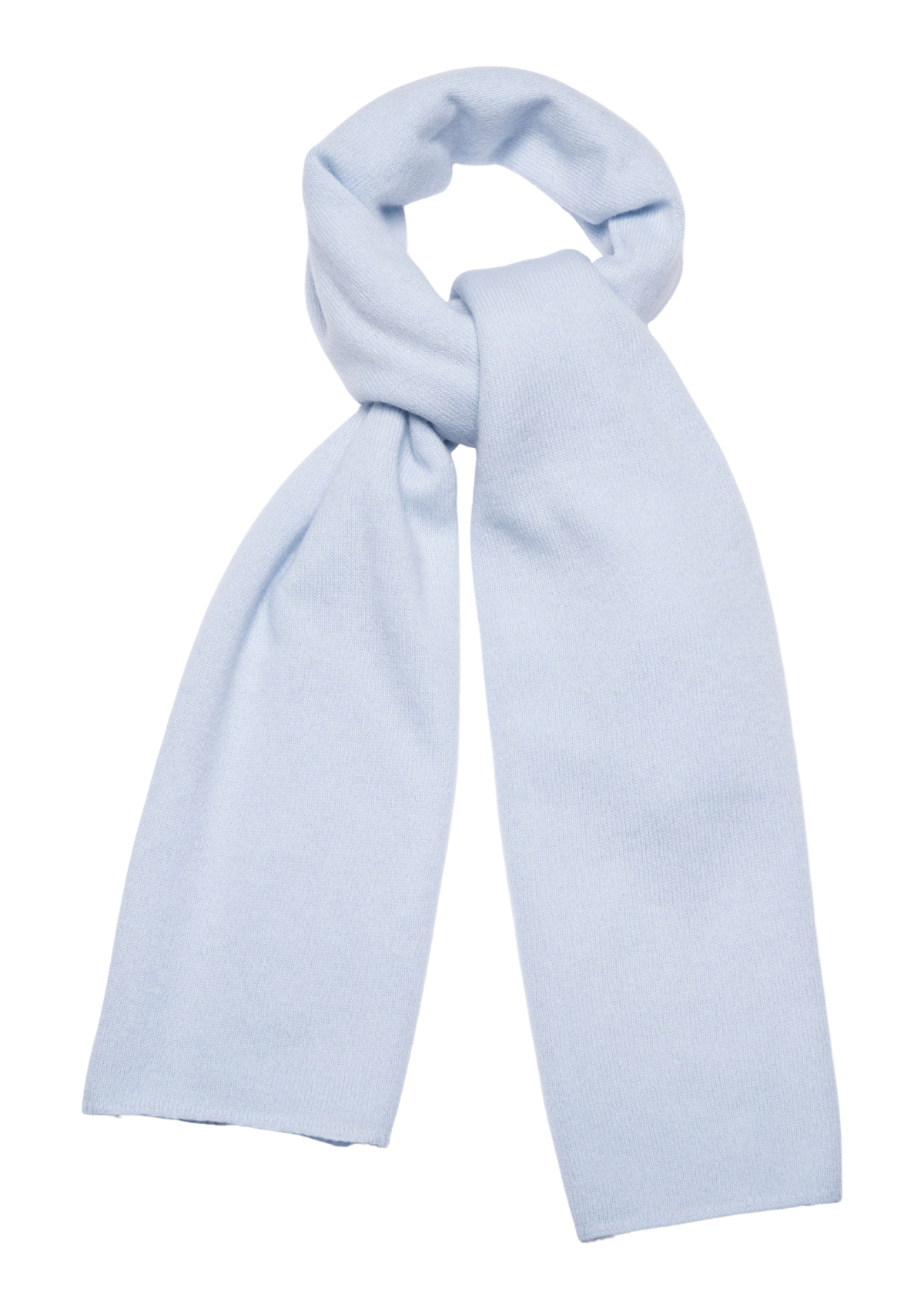 Lofty Cashmere Scarf in Whisper Blue