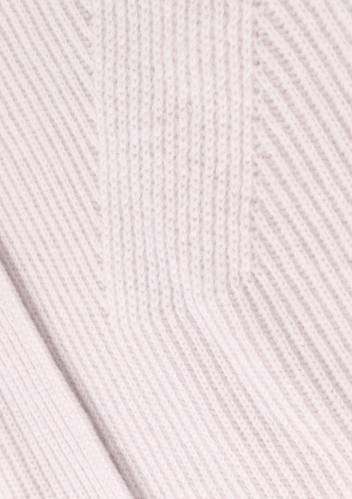 Ribbed Cashmere Coatigan in Ballet Pink