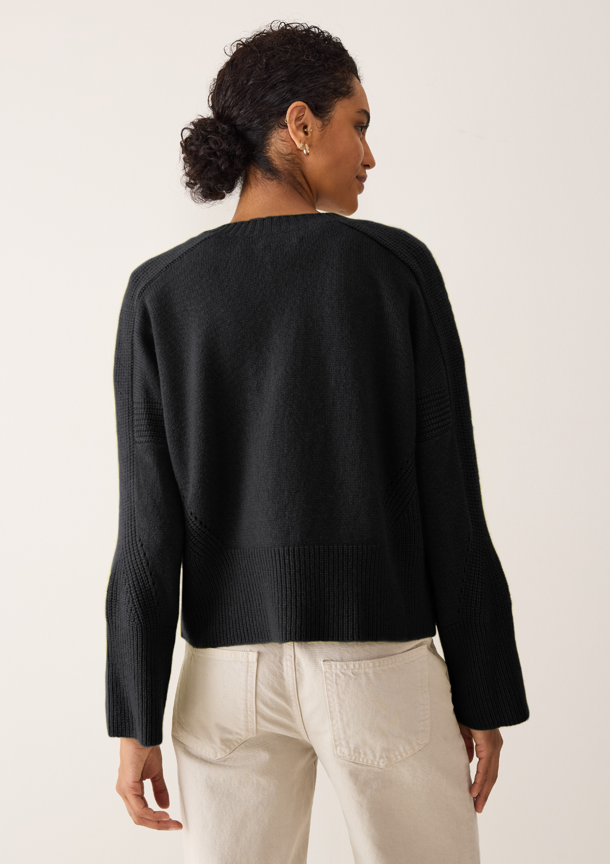 Cashmere Lofty Cardigan in Black