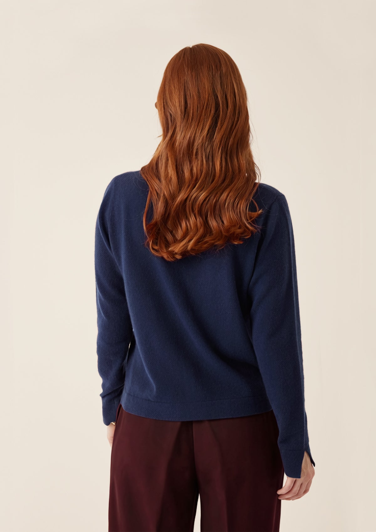 Knitted Shirt in Midnight Blue