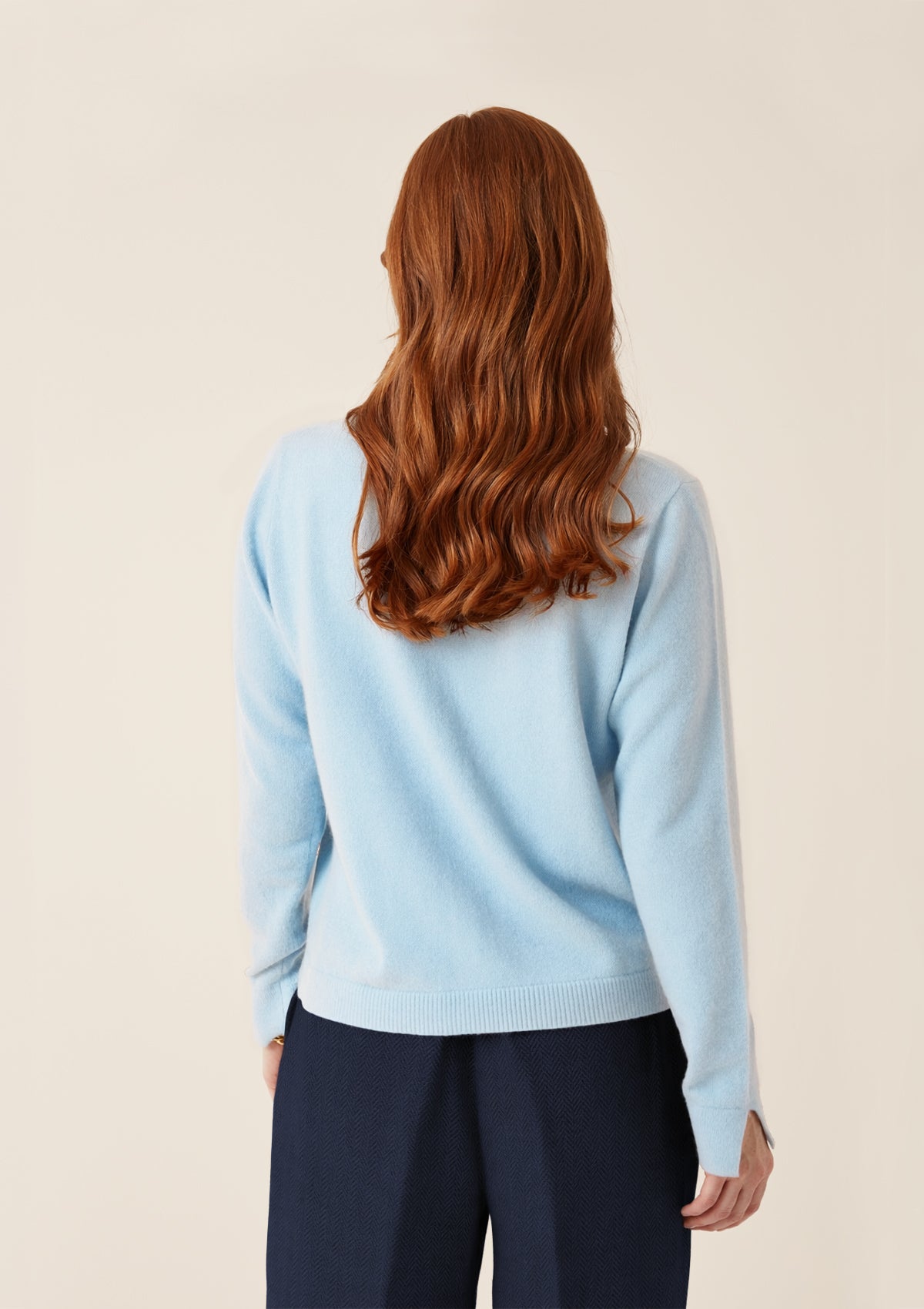 Knitted Shirt in Still Blue
