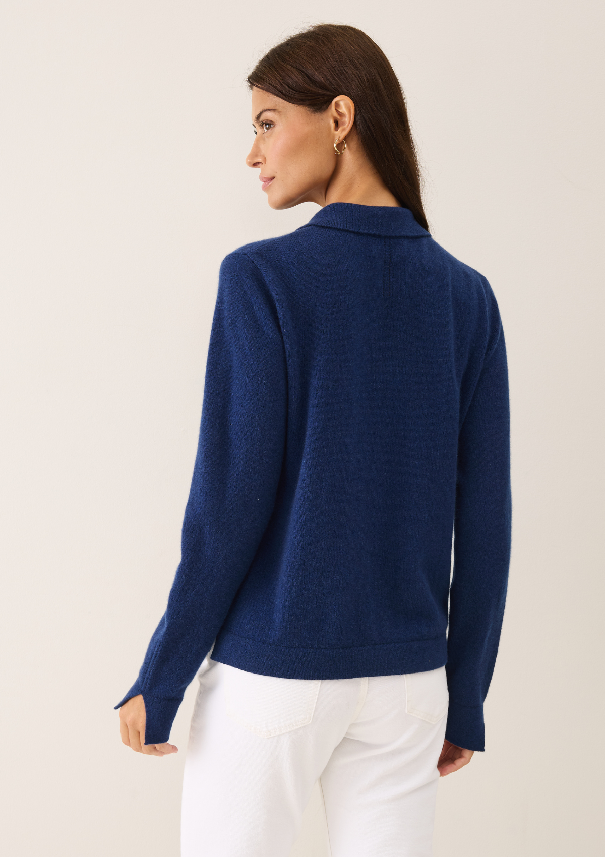 Knitted Shirt in Midnight Blue