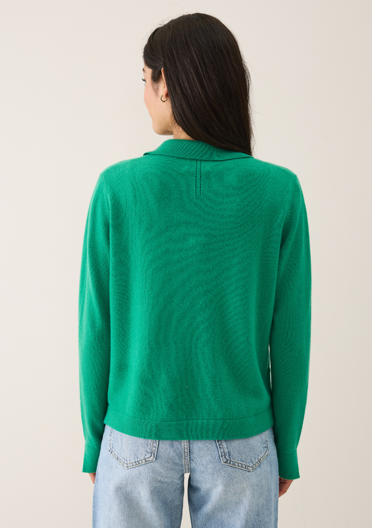 Knitted Shirt in Virdis Green