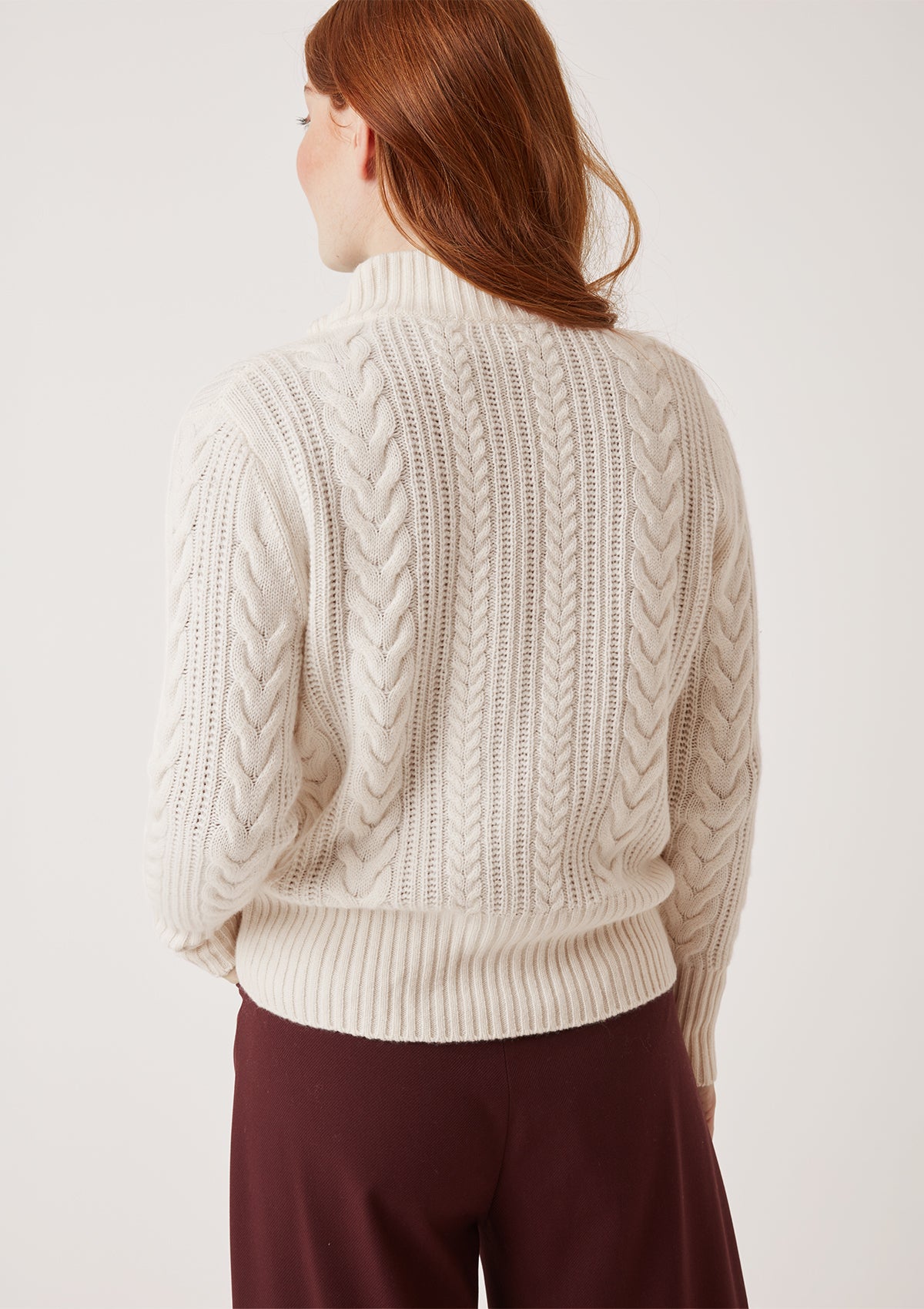 Zip Through Cardigan in Feather