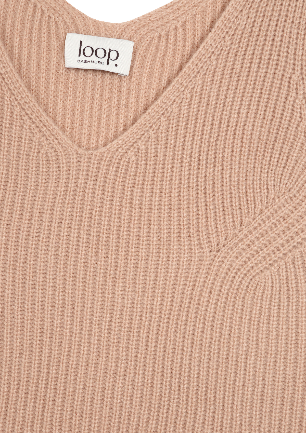 Ribbed Cashmere Vest in Toffee