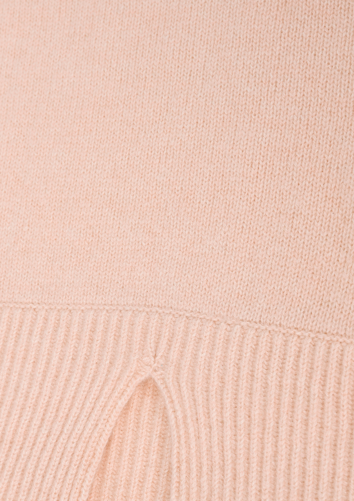Cashmere Sweatshirt in Peachy Pink