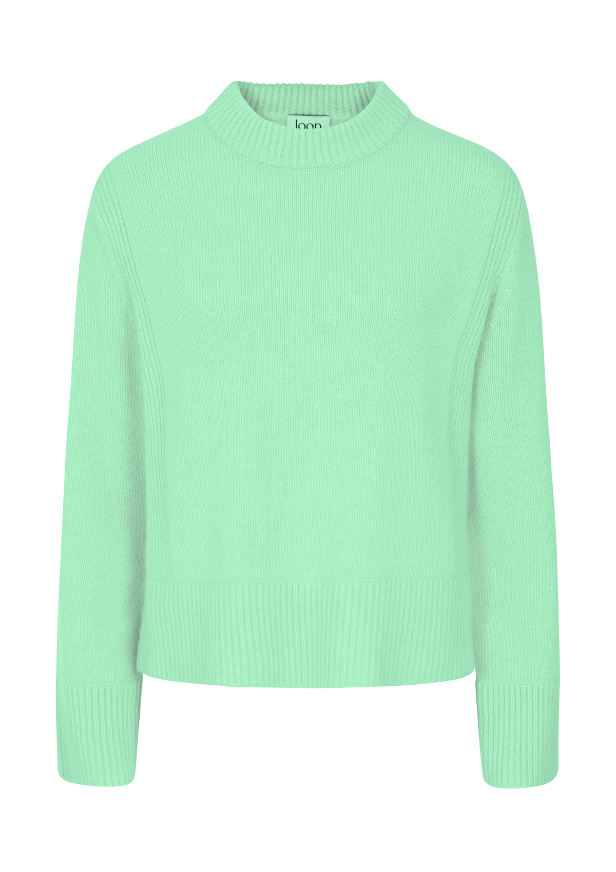 Cashmere Sweatshirt in Apple Green