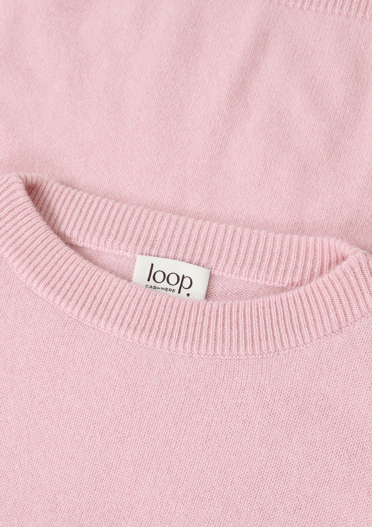 Lofty Oversized Crew Neck Sweater in Pixie Pink