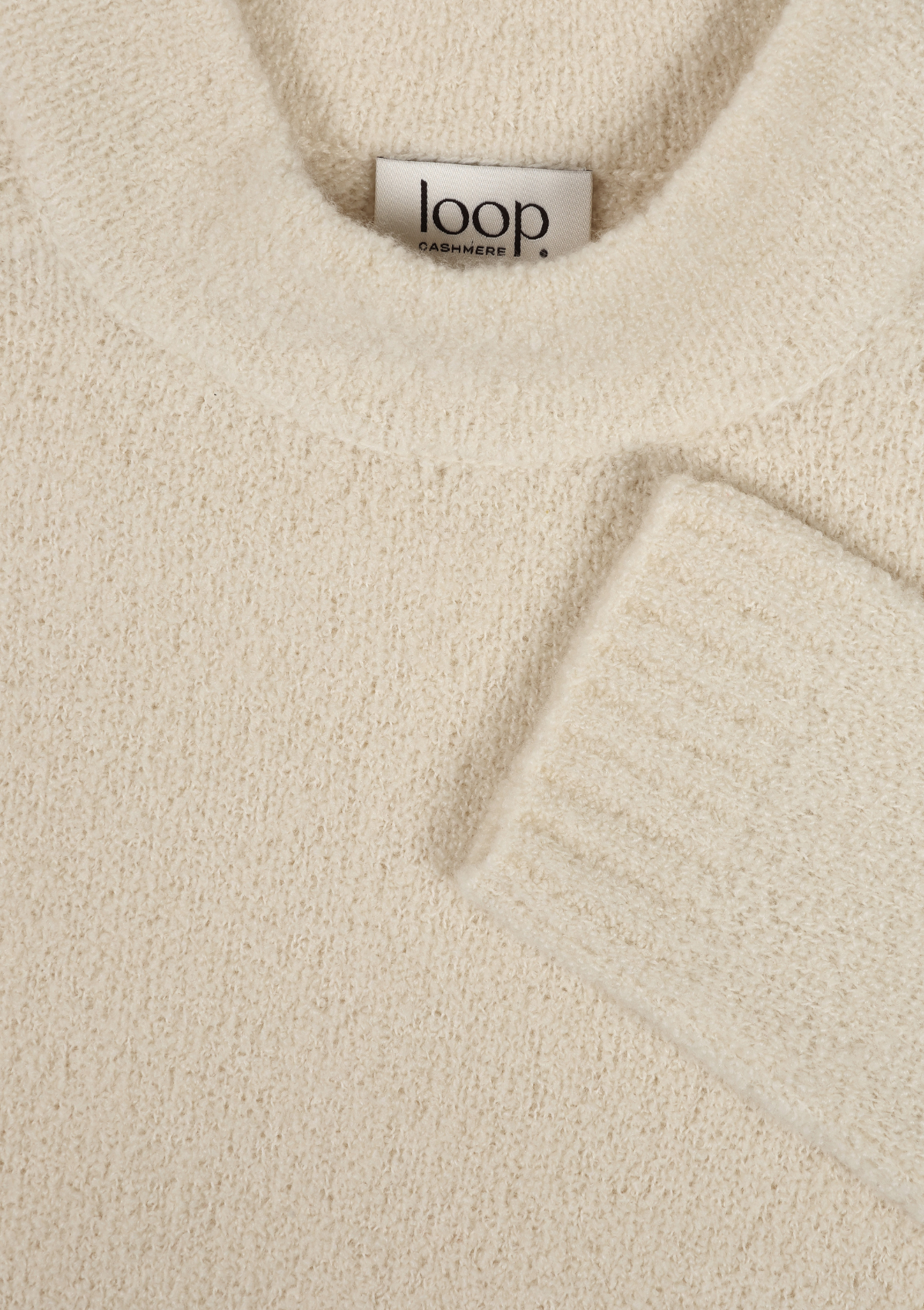 Boucle Sweater in Ivory