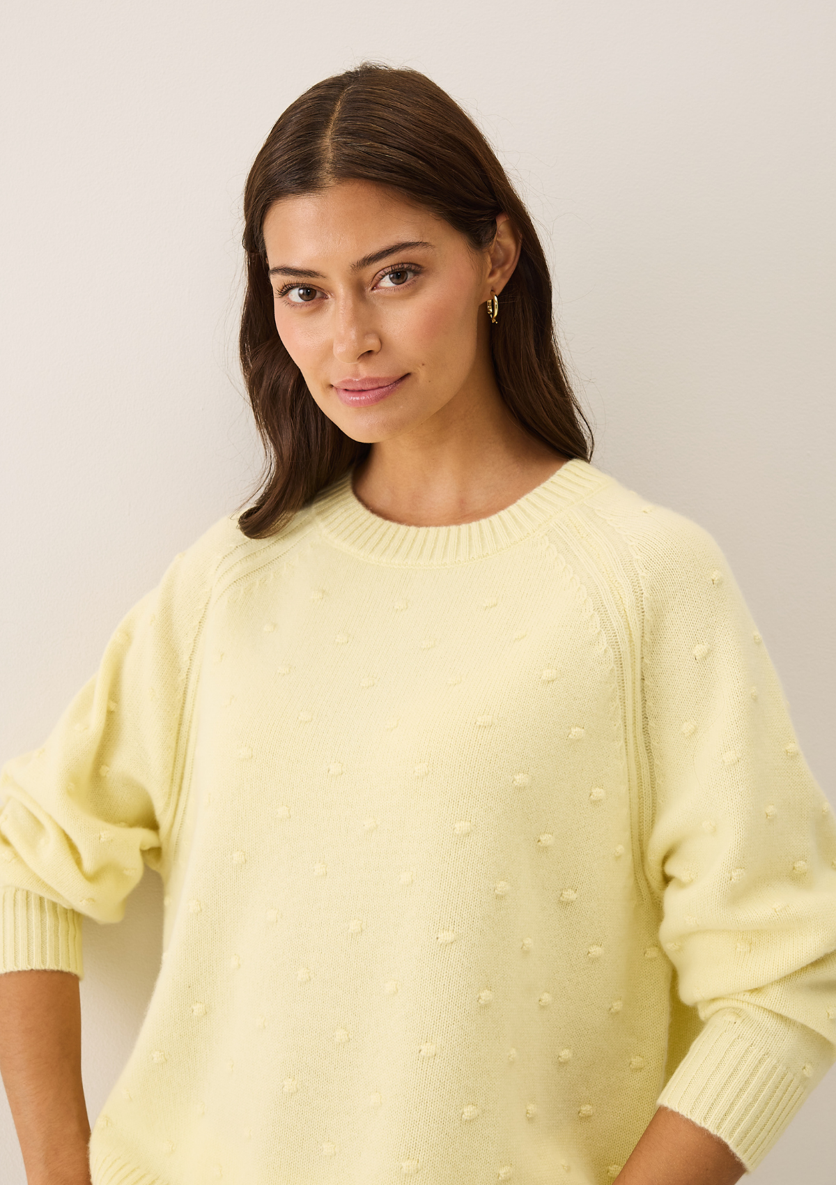 Bobble Sweater in Lemonade Yellow