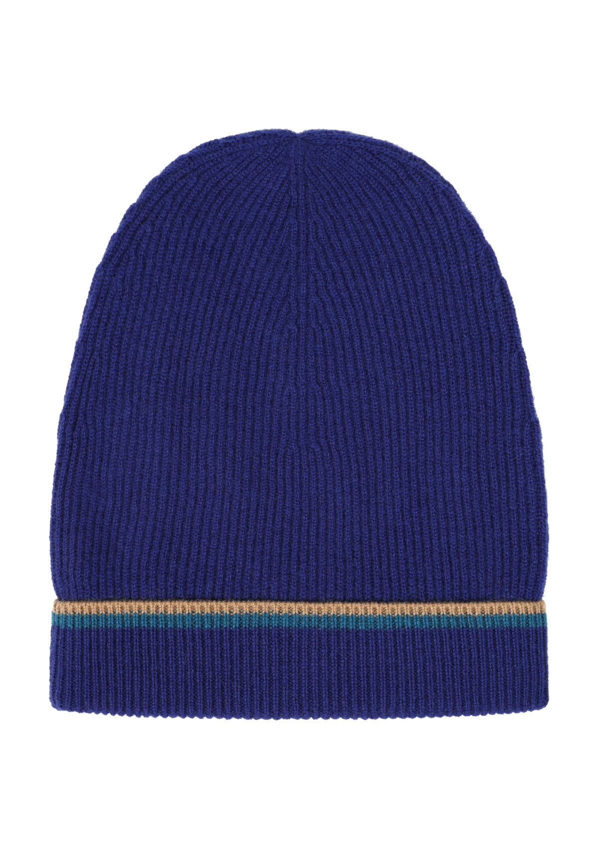 Mens Cashmere Hat in Colourblock