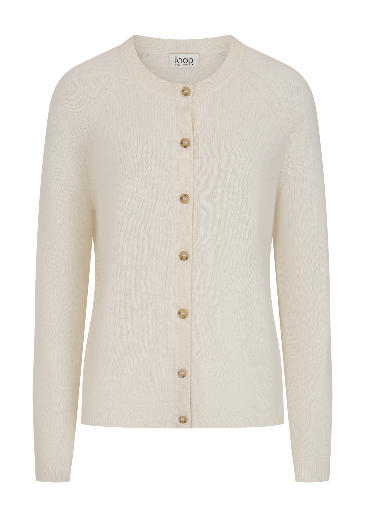 Featherweight Cardigan in Snow White