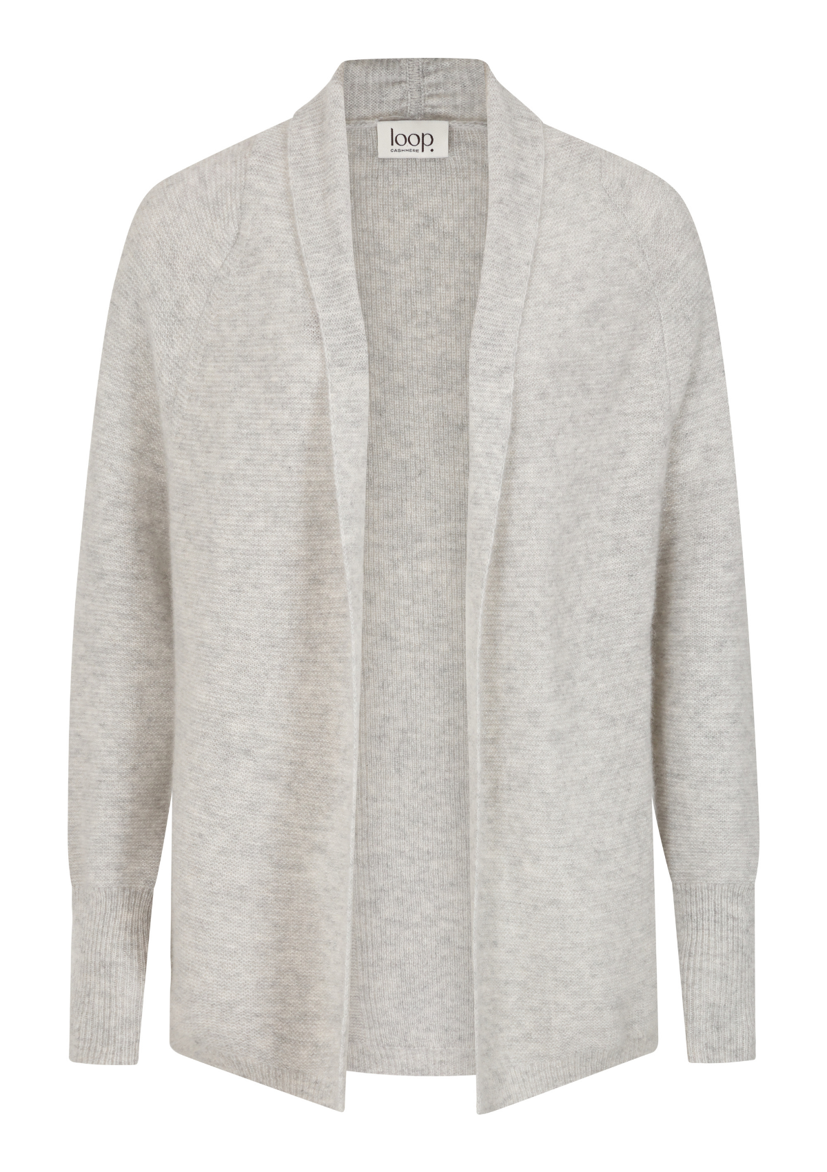 Relaxed Edge to Edge Cardigan in Foggy Grey