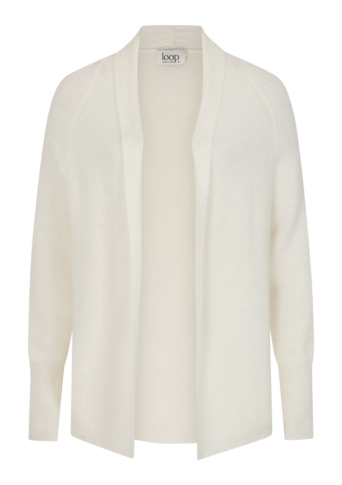 Relaxed Edge to Edge Cardigan in Snow White