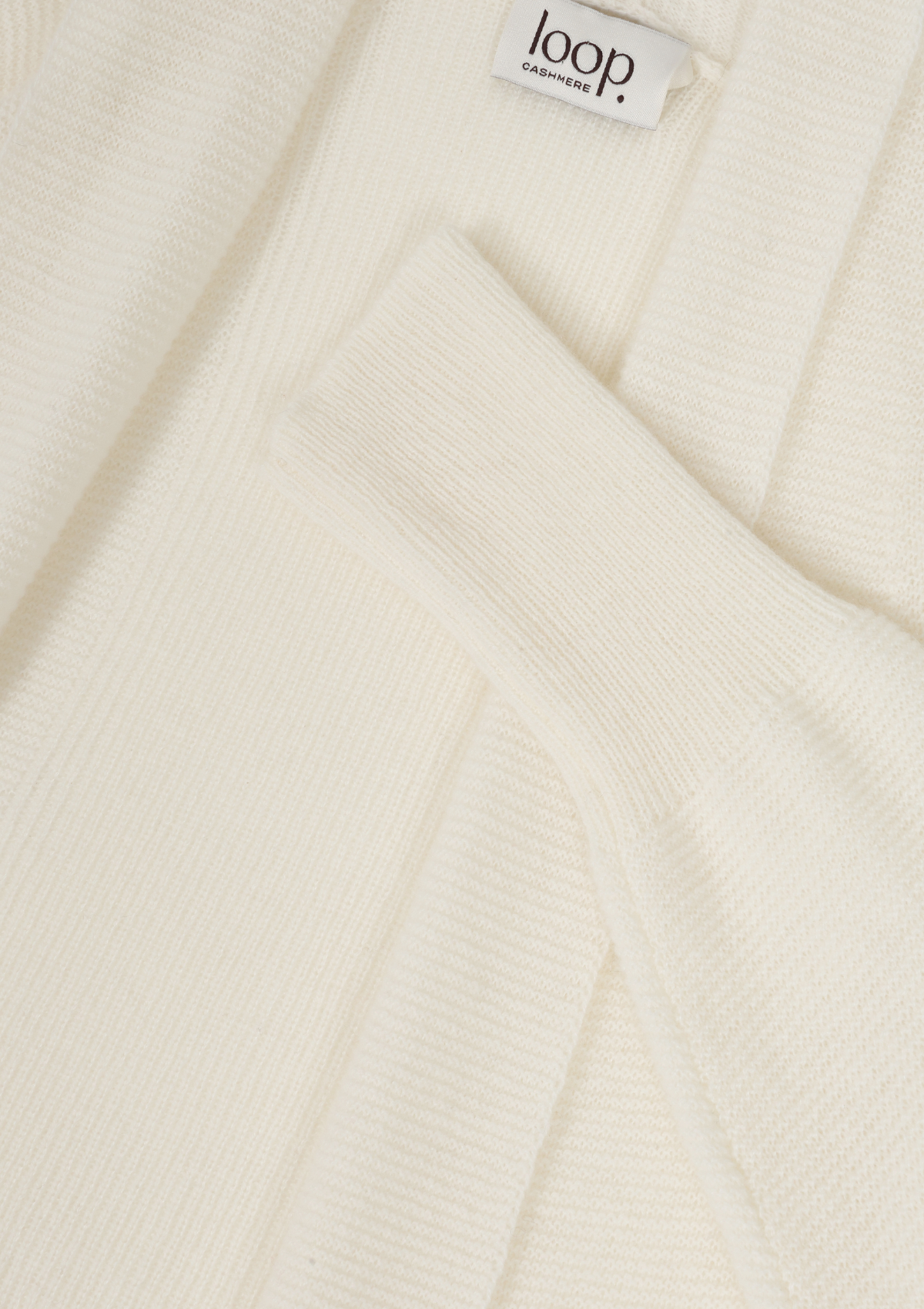 Relaxed Edge to Edge Cardigan in Snow White