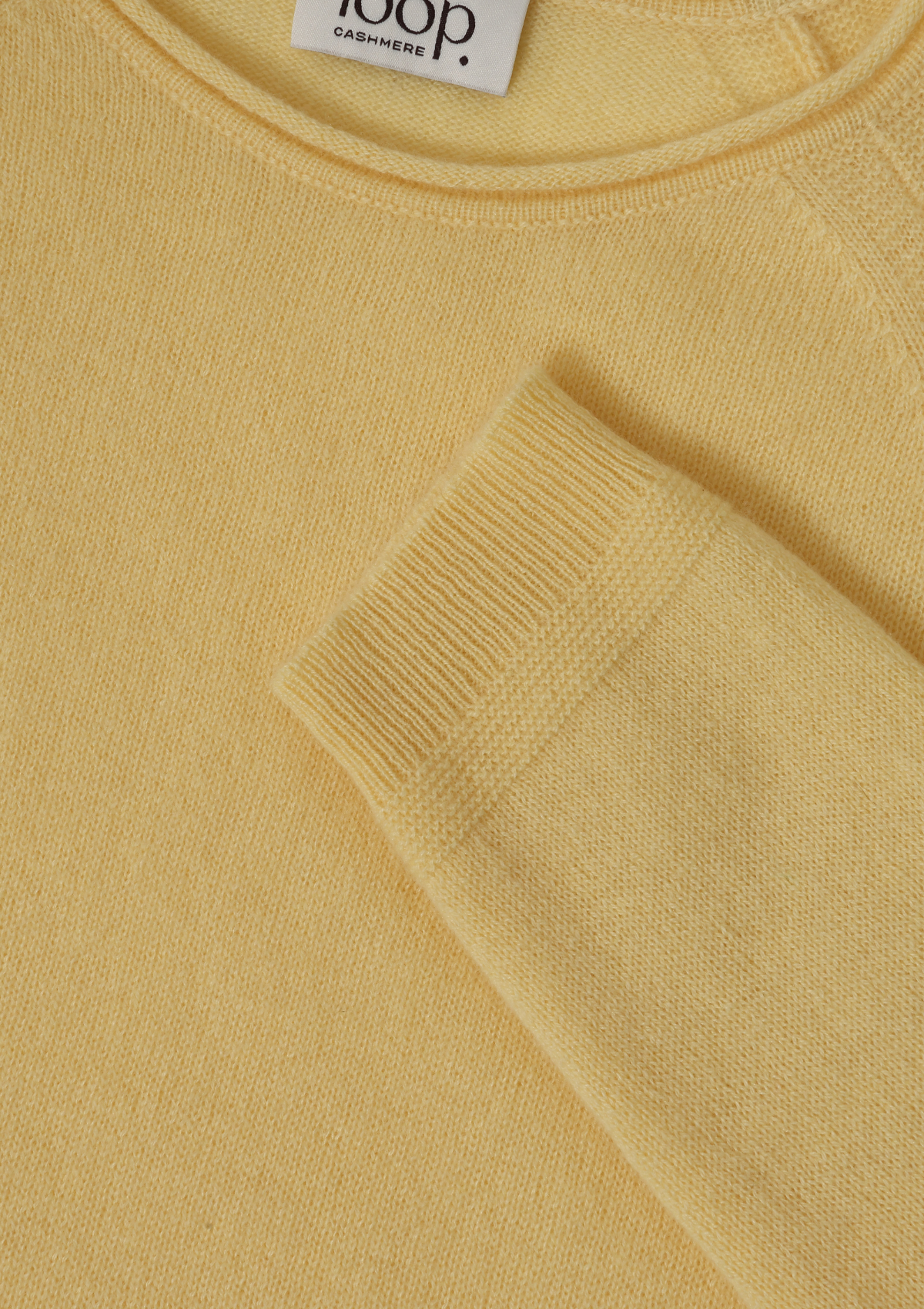 Featherweight sweater in Glow Yellow