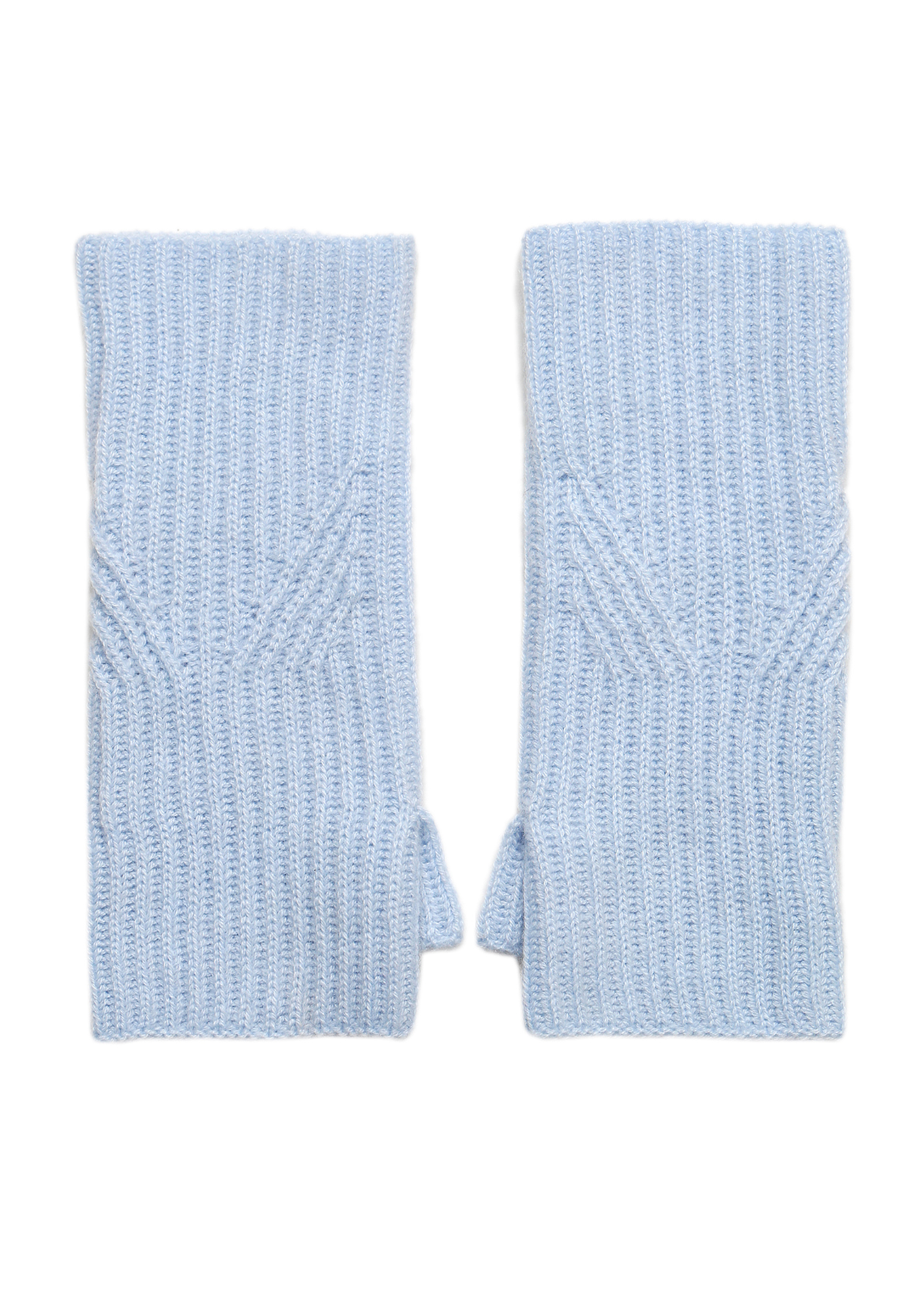 Cashmere Mitt in Whisper Blue