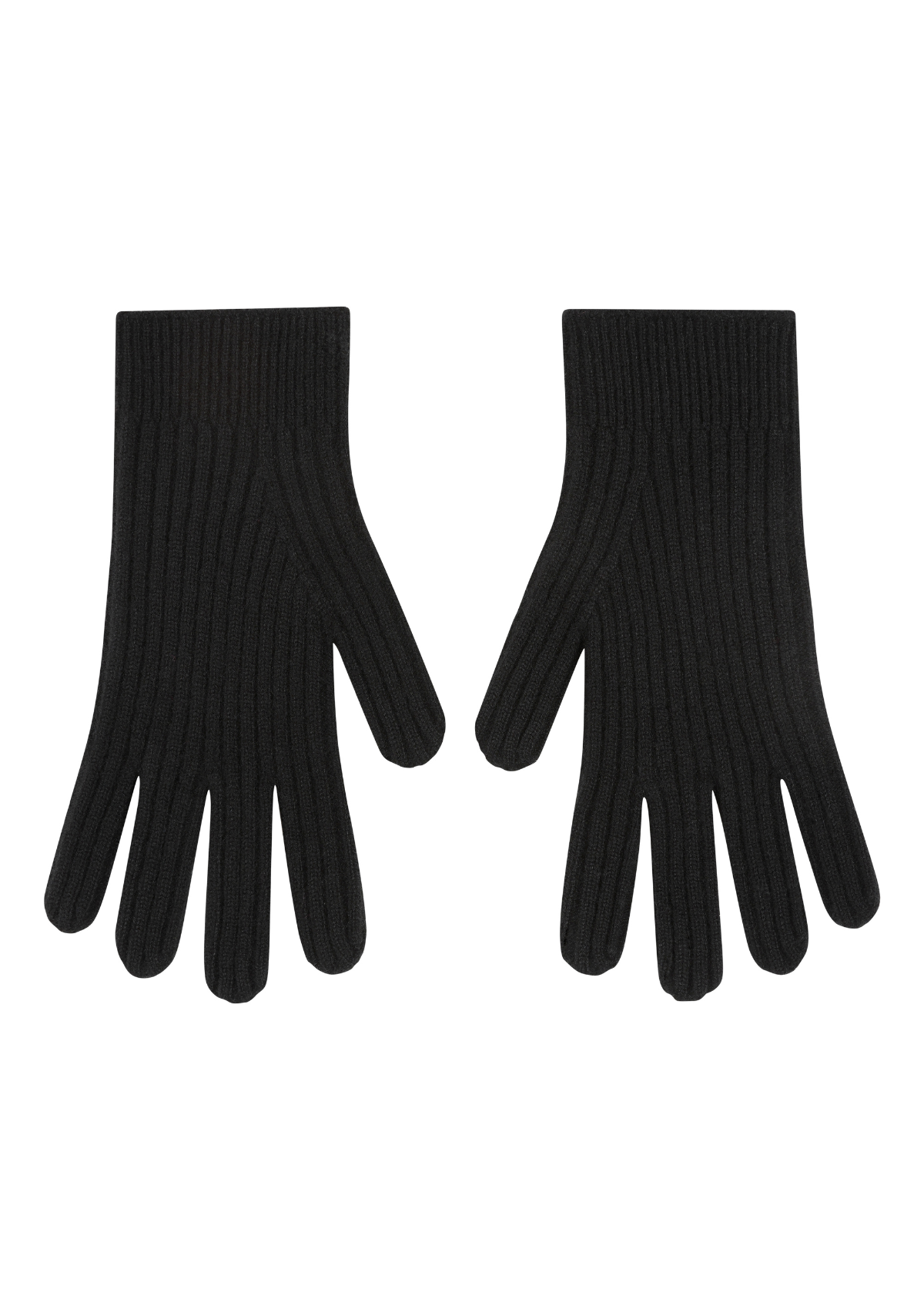 Mens Cashmere Gloves in Black